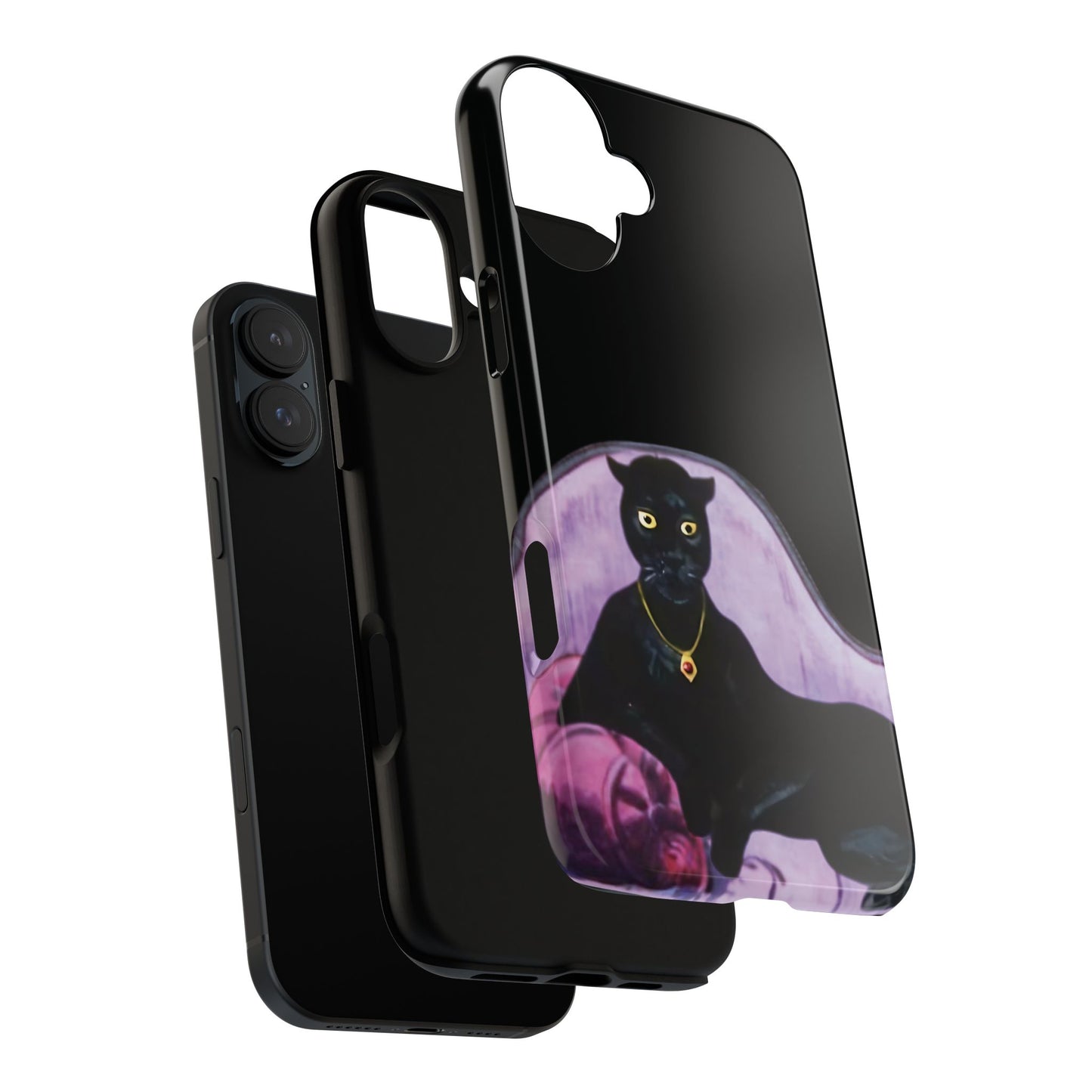 Haunted Mansion Panther Cat Lady Phone Case IPhone and Galaxy