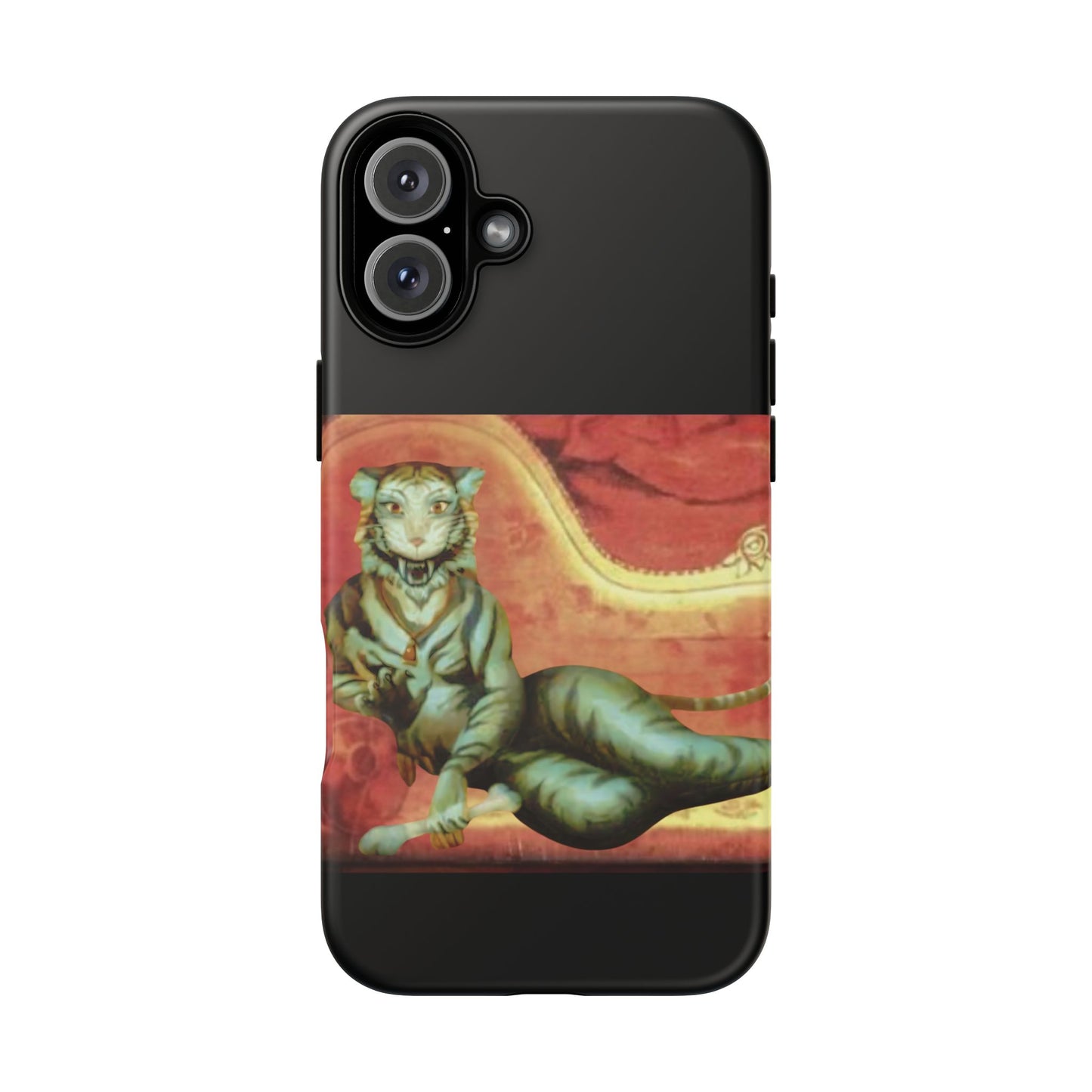 Phone Case - Tiger Lady Changing Portrait Disney Haunted Mansion Hallway Galaxy and iPhone