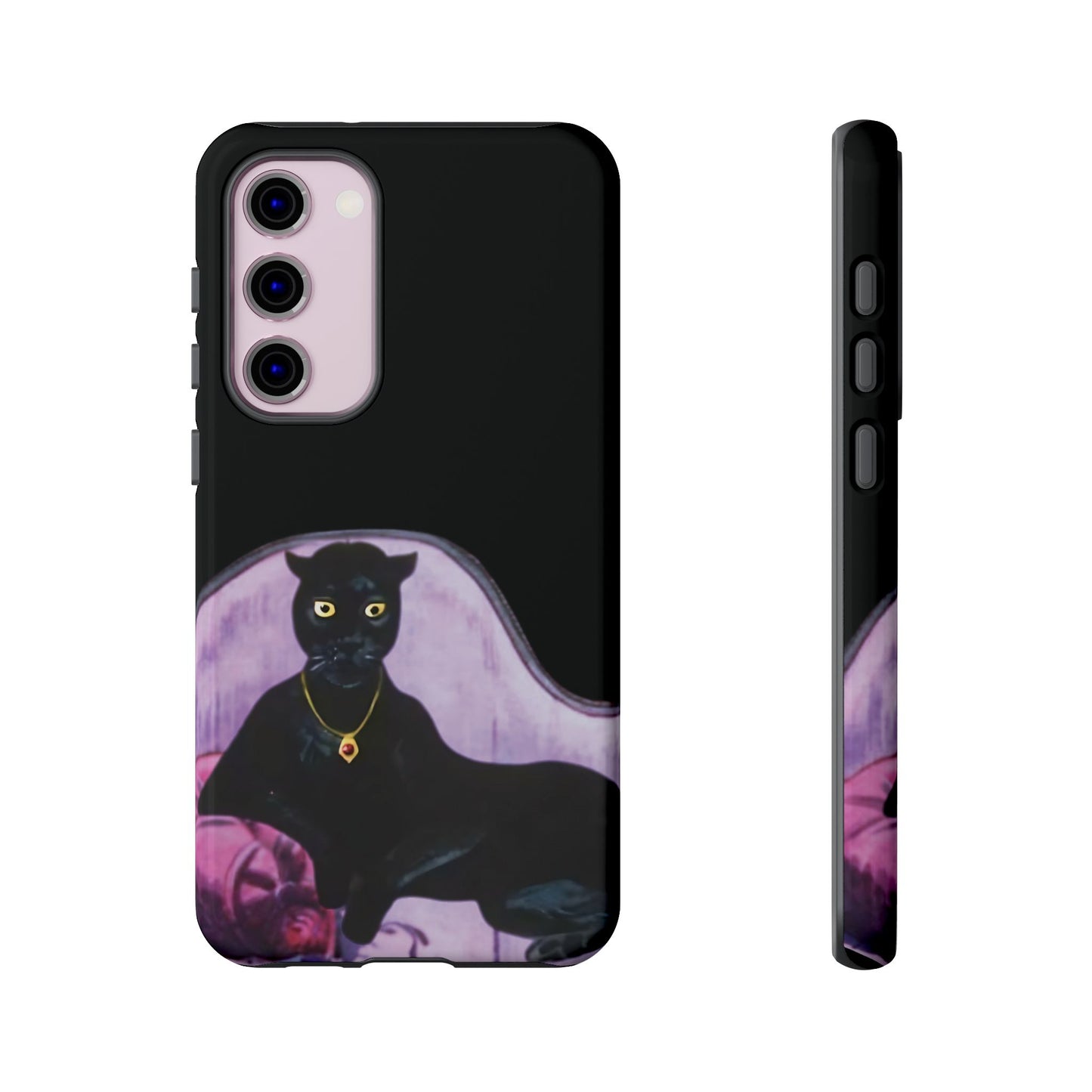 Haunted Mansion Panther Cat Lady Phone Case IPhone and Galaxy