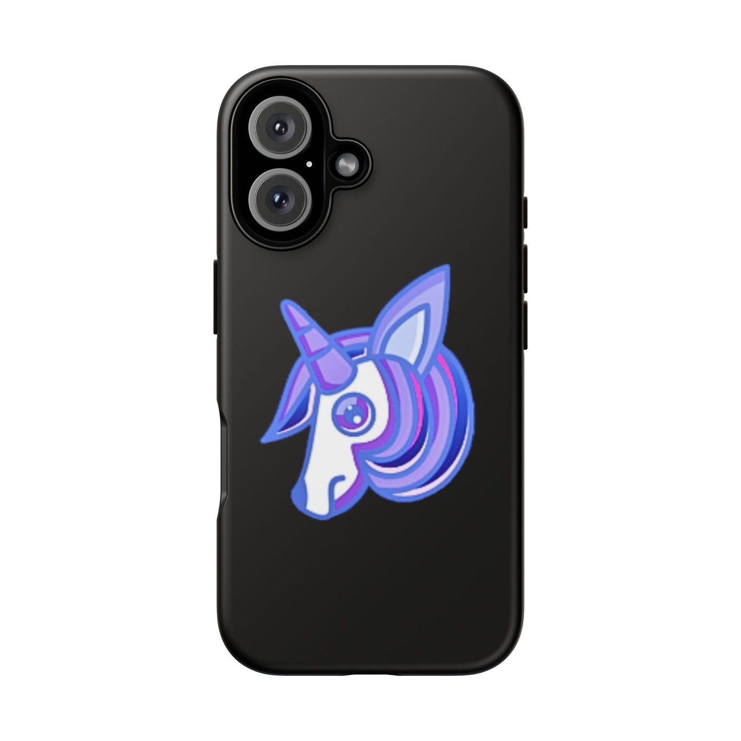 Gothic Unicorn Hard Phone Case for I Phone and Galaxy