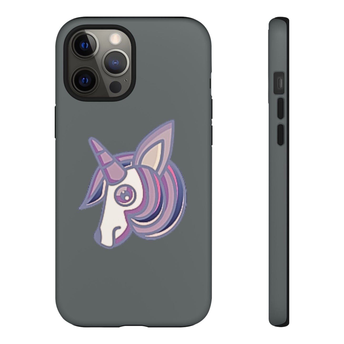 Gothic Unicorn Hard Phone Case for I Phone and Galaxy