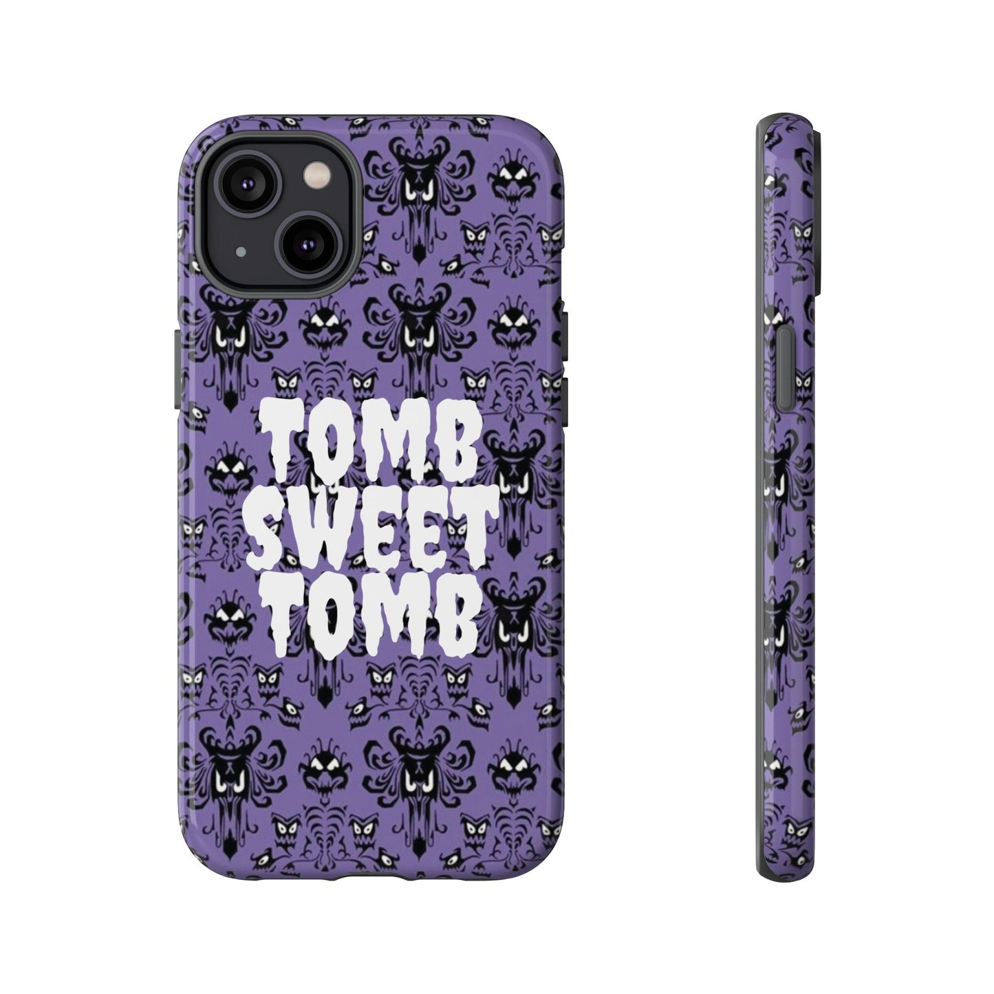 Phone Case - Disney Haunted Mansion Wallpaper Tomb Sweet Tomb