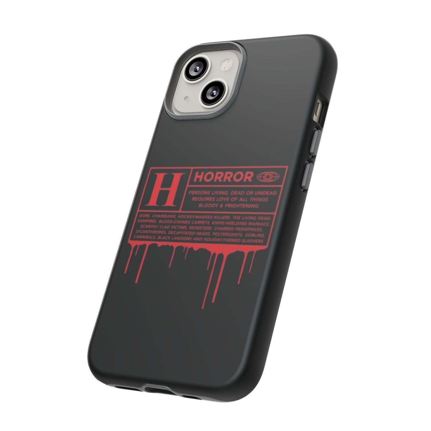 Horror Movie Rating Phone Case