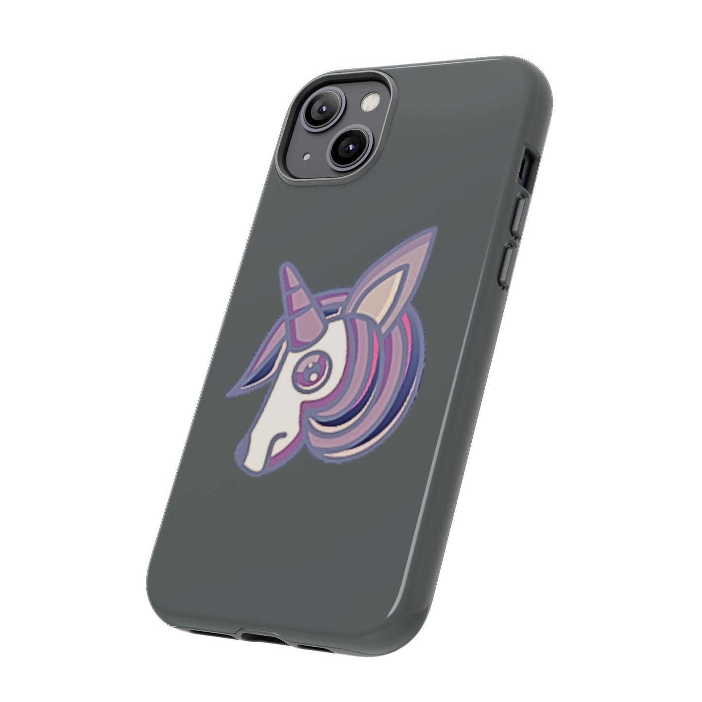 Gothic Unicorn Hard Phone Case for I Phone and Galaxy