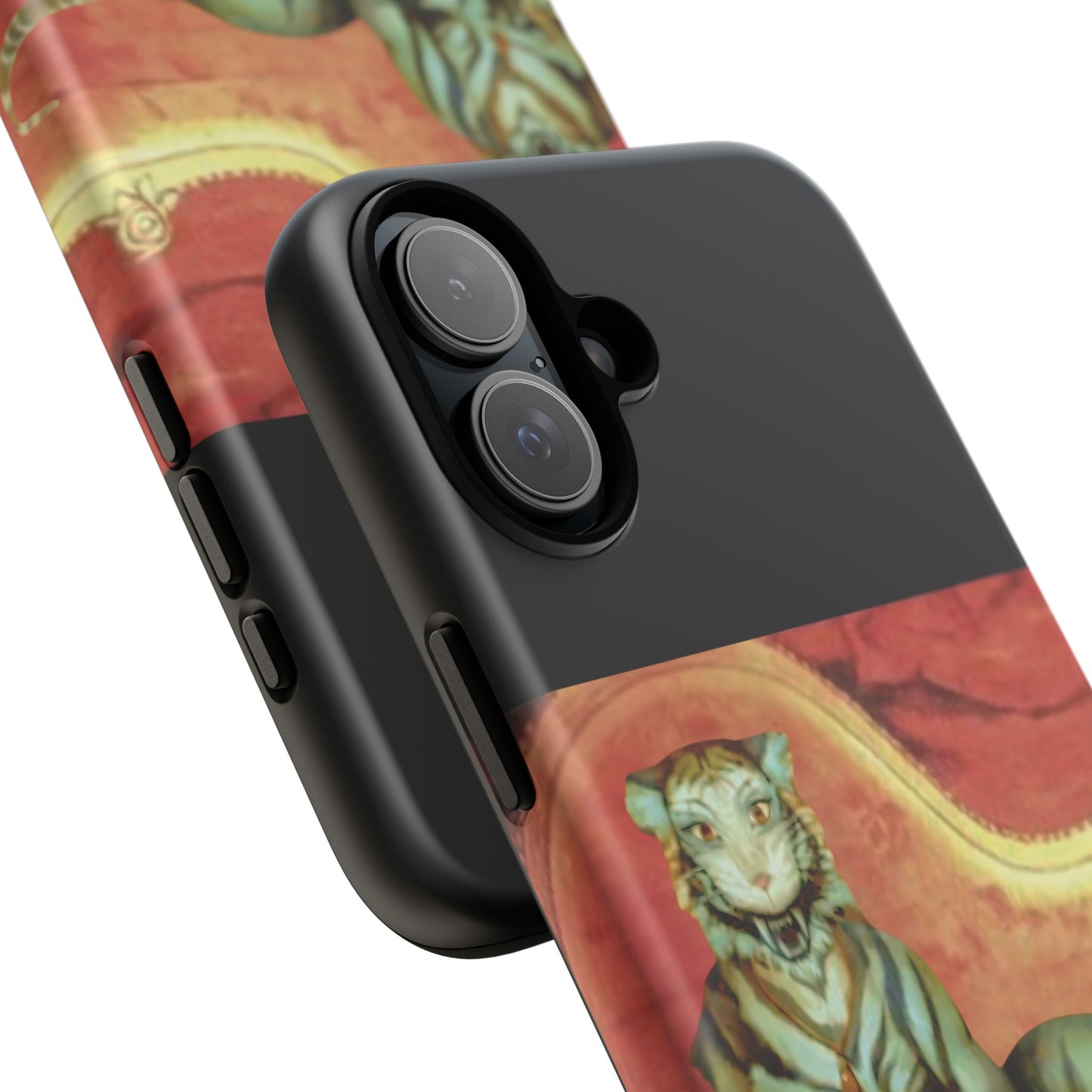 Phone Case - Tiger Lady Changing Portrait Disney Haunted Mansion Hallway Galaxy and iPhone