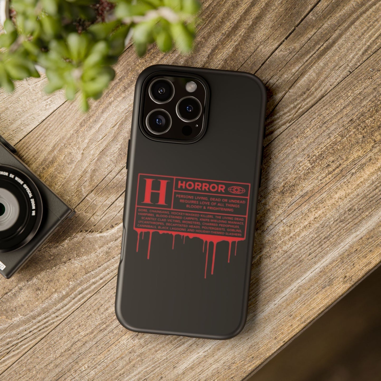 Horror Movie Rating Phone Case