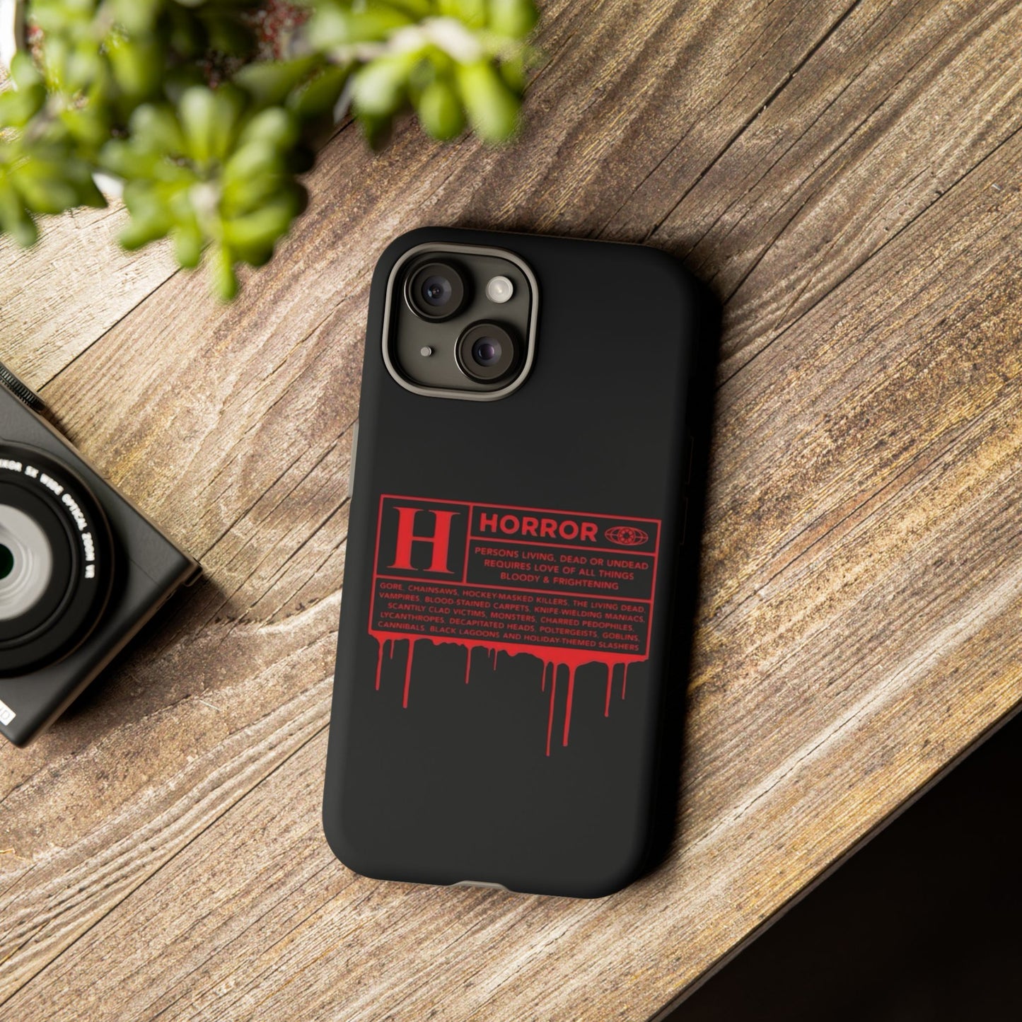 Horror Movie Rating Phone Case