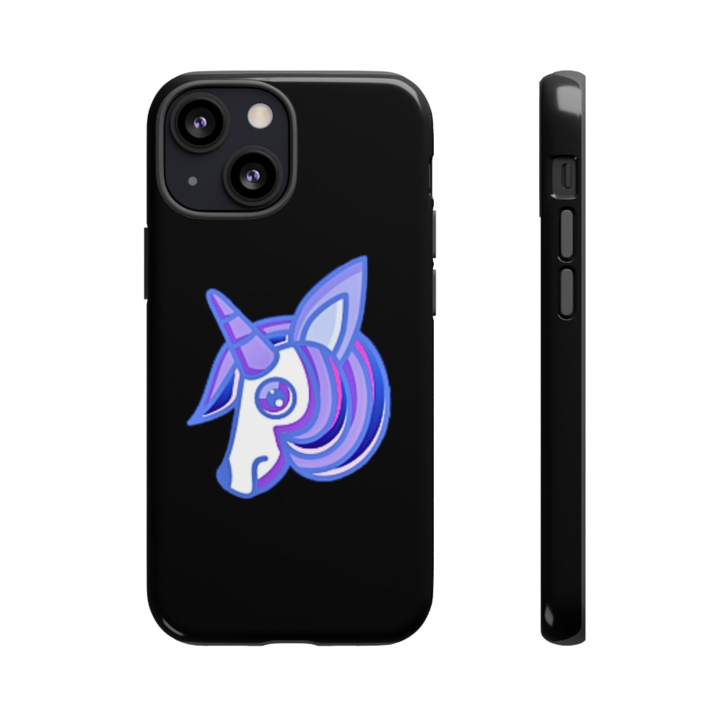 Gothic Unicorn Hard Phone Case for I Phone and Galaxy