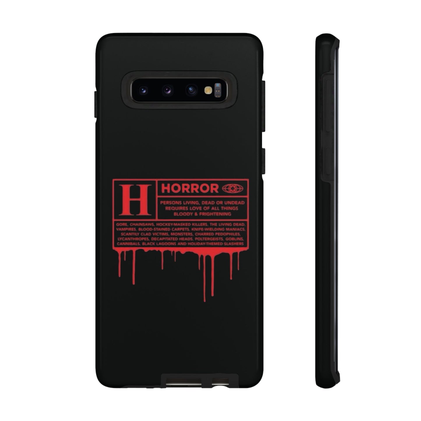 Horror Movie Rating Phone Case