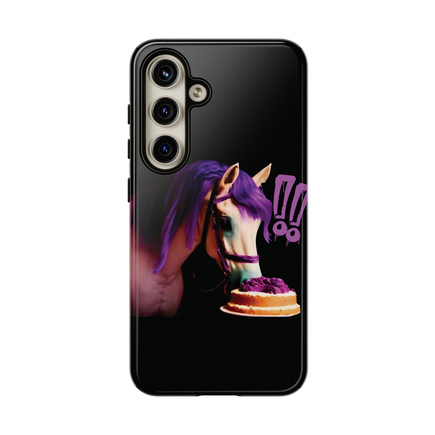 Marie Antoinette Style Horse With Cake Phone Case  for I Phone and Galaxy