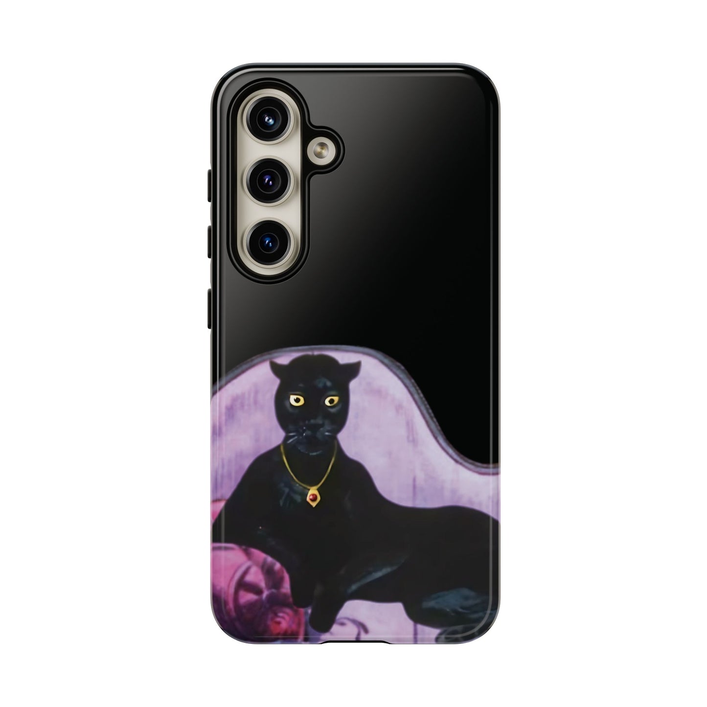 Haunted Mansion Panther Cat Lady Phone Case IPhone and Galaxy