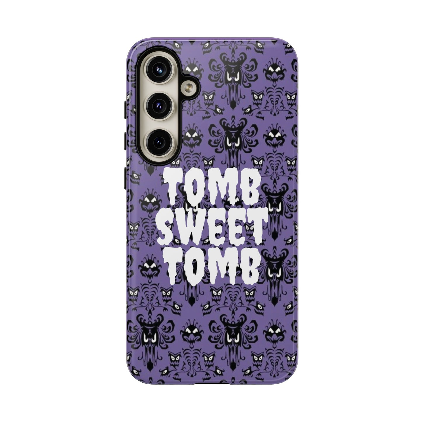 Phone Case - Disney Haunted Mansion Wallpaper Tomb Sweet Tomb