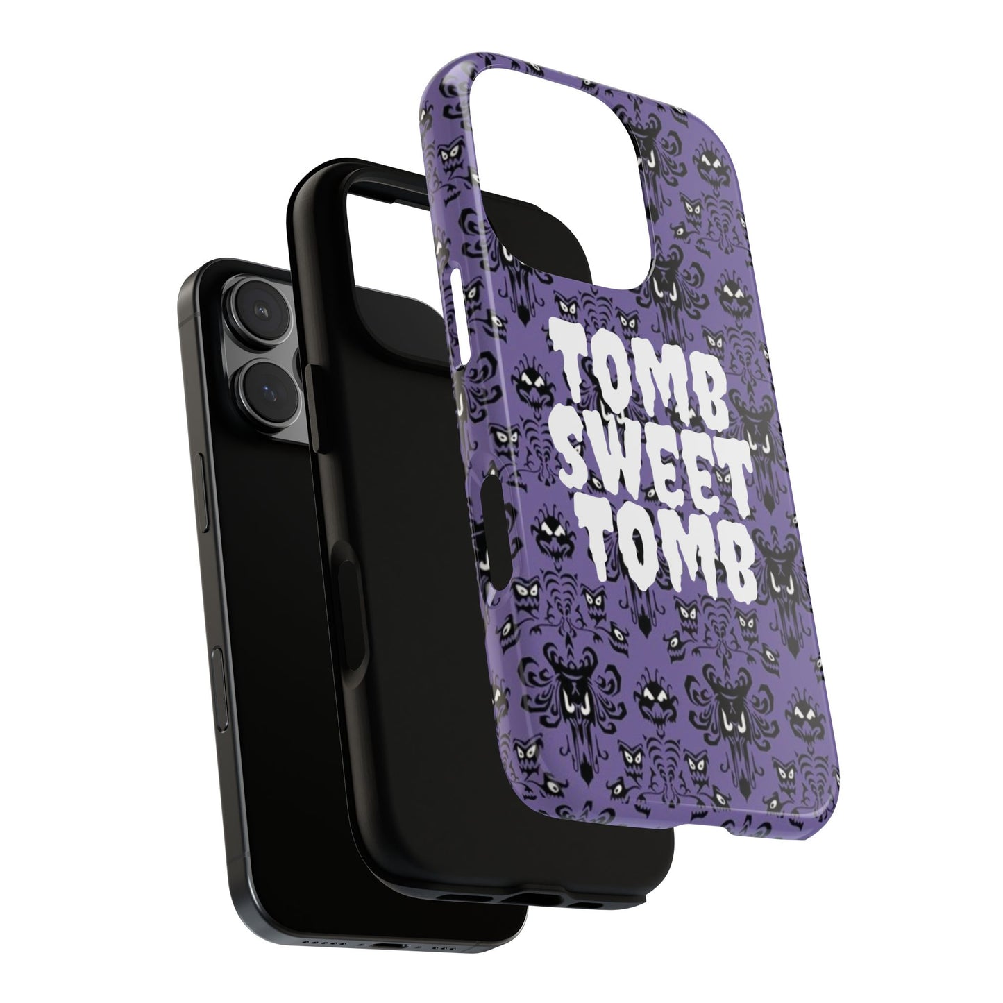 Phone Case - Disney Haunted Mansion Wallpaper Tomb Sweet Tomb