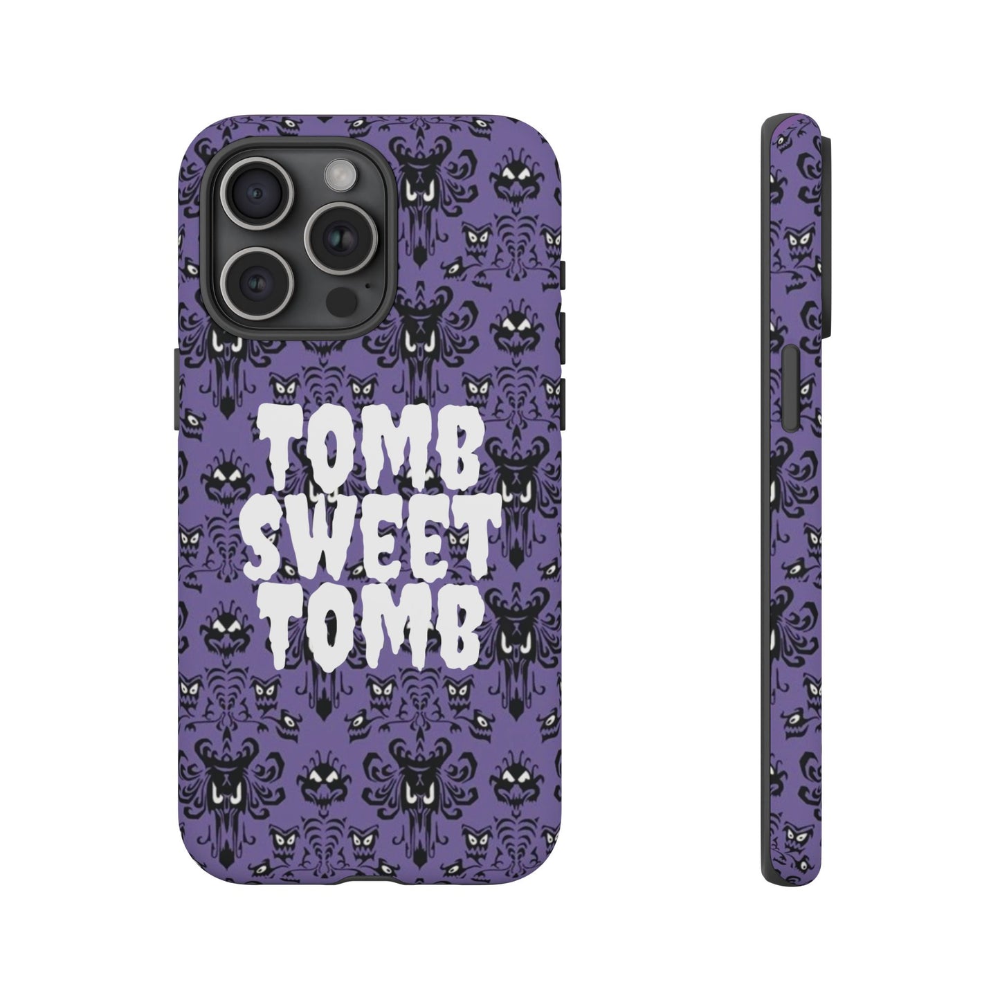 Phone Case - Disney Haunted Mansion Wallpaper Tomb Sweet Tomb