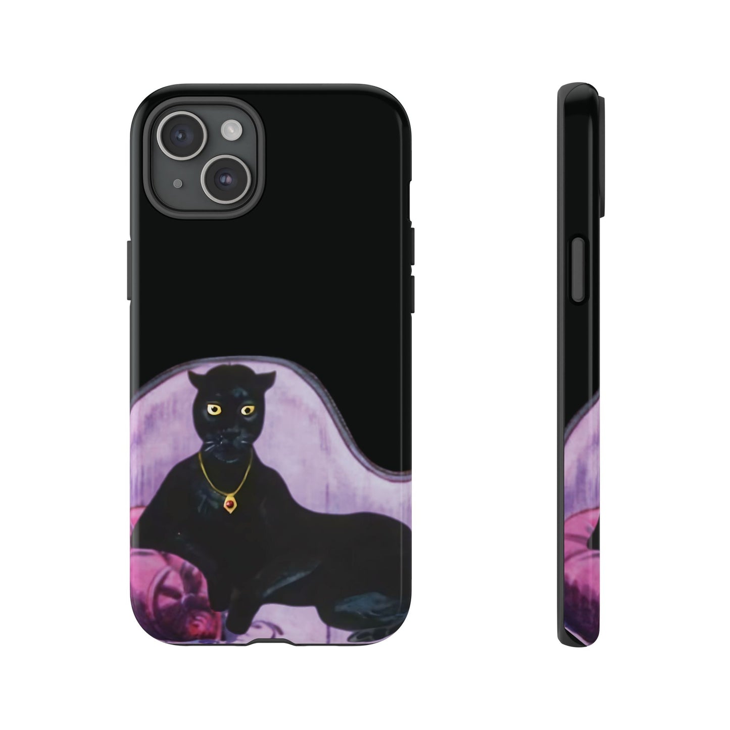 Haunted Mansion Panther Cat Lady Phone Case IPhone and Galaxy