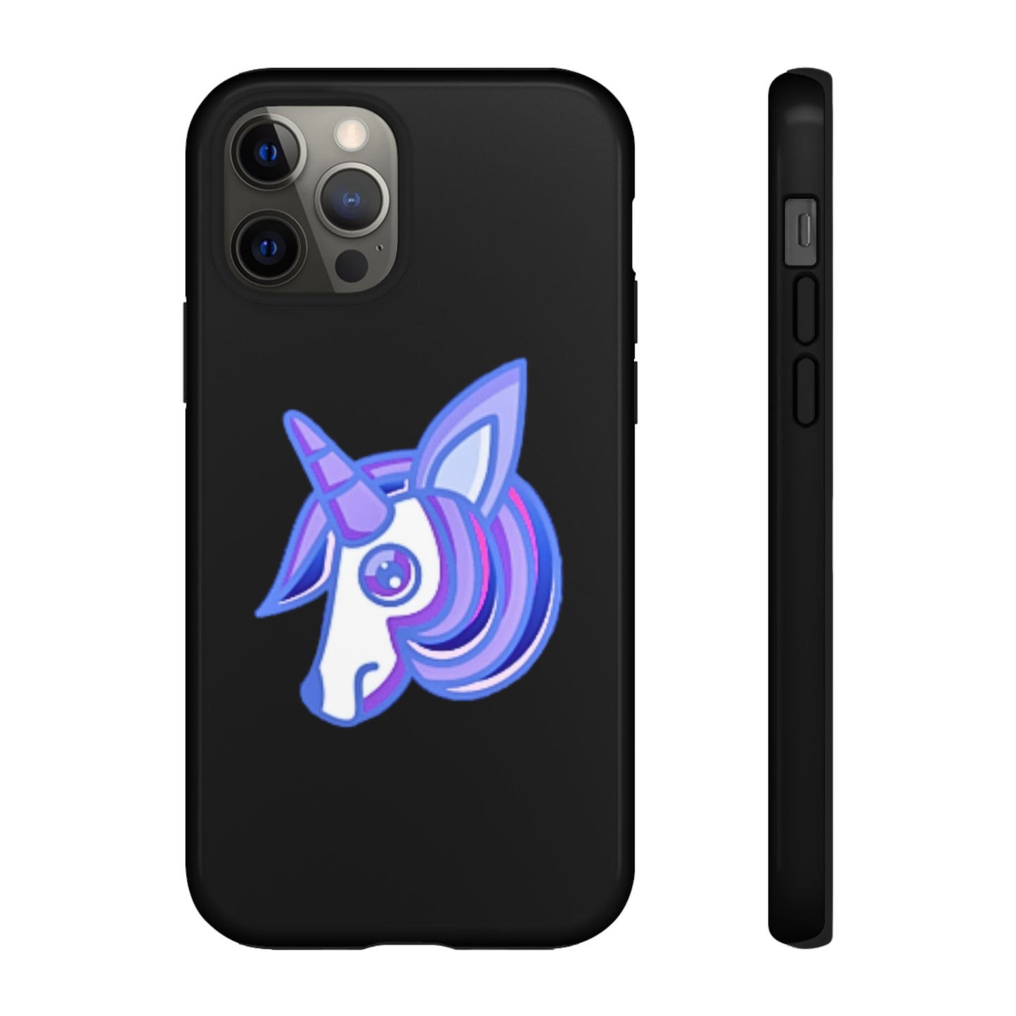 Gothic Unicorn Hard Phone Case for I Phone and Galaxy