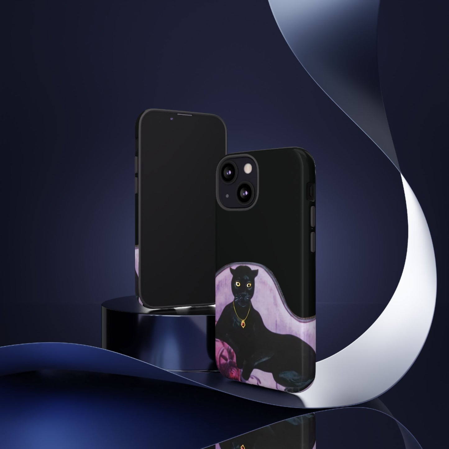 Haunted Mansion Panther Cat Lady Phone Case IPhone and Galaxy