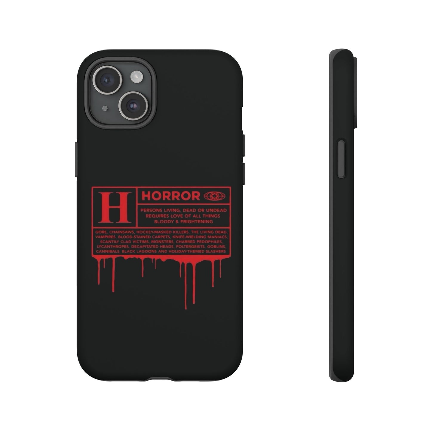 Horror Movie Rating Phone Case