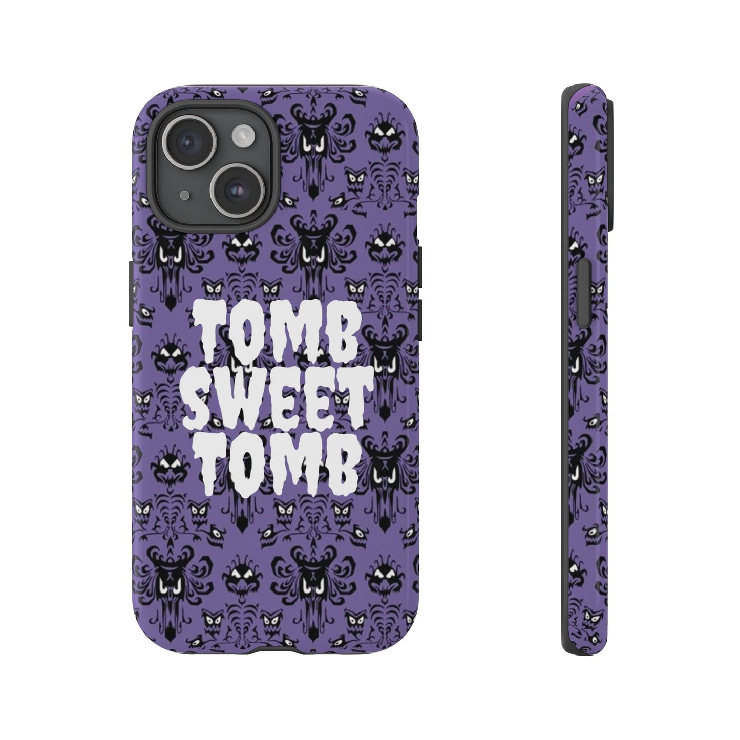 Phone Case - Disney Haunted Mansion Wallpaper Tomb Sweet Tomb