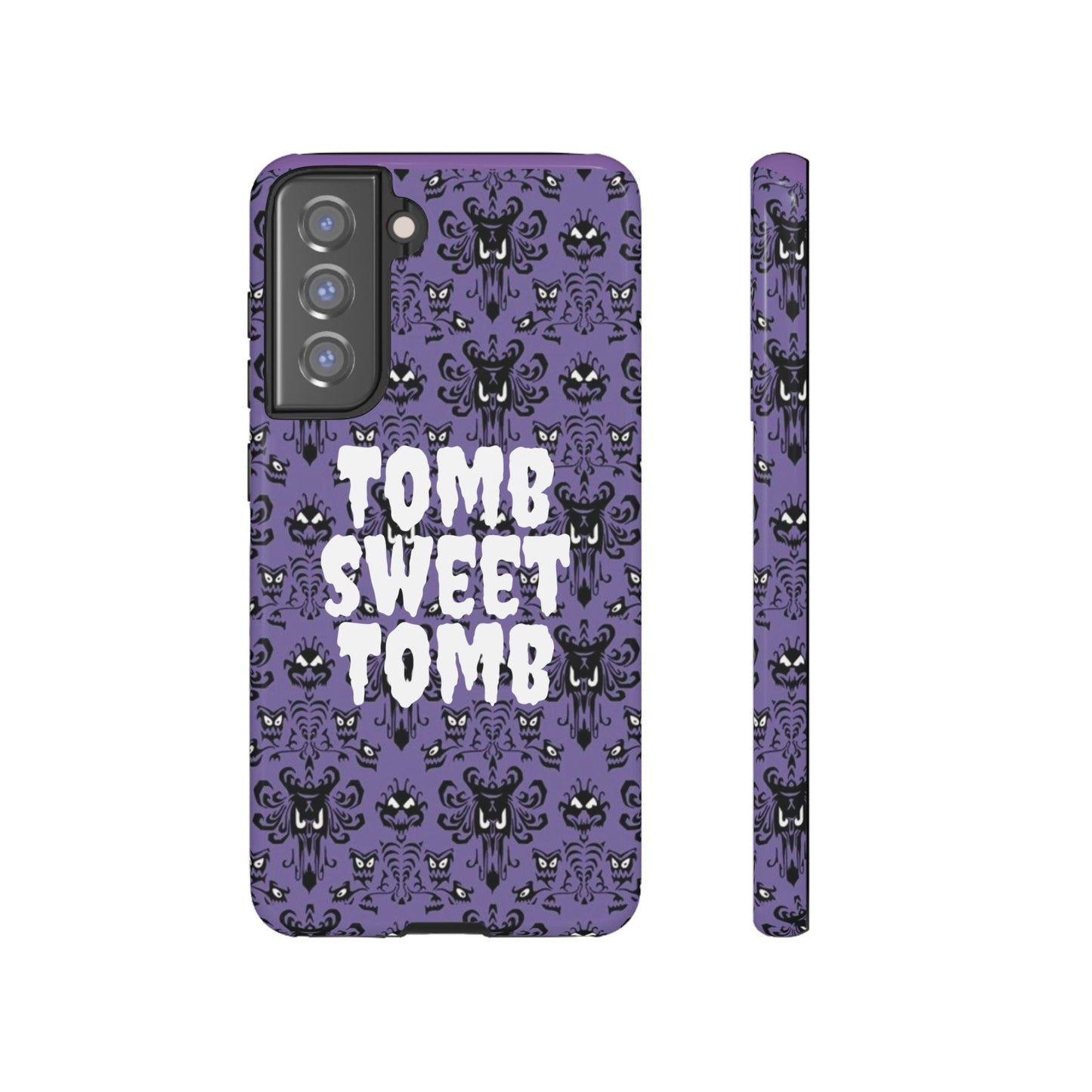 Phone Case - Disney Haunted Mansion Wallpaper Tomb Sweet Tomb