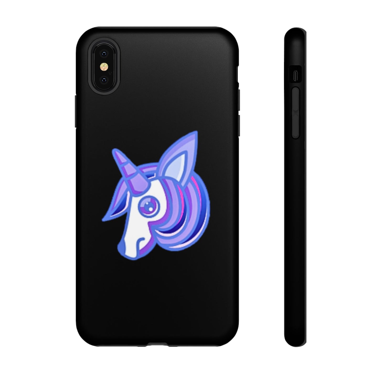 Gothic Unicorn Hard Phone Case for I Phone and Galaxy