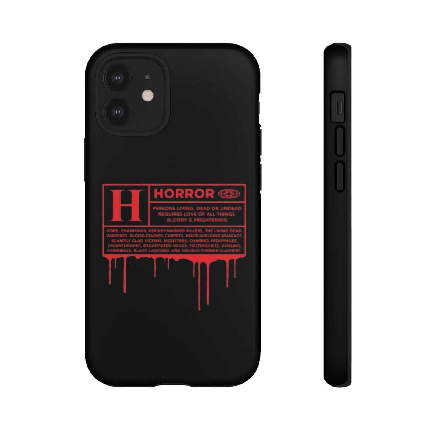 Horror Movie Rating Phone Case