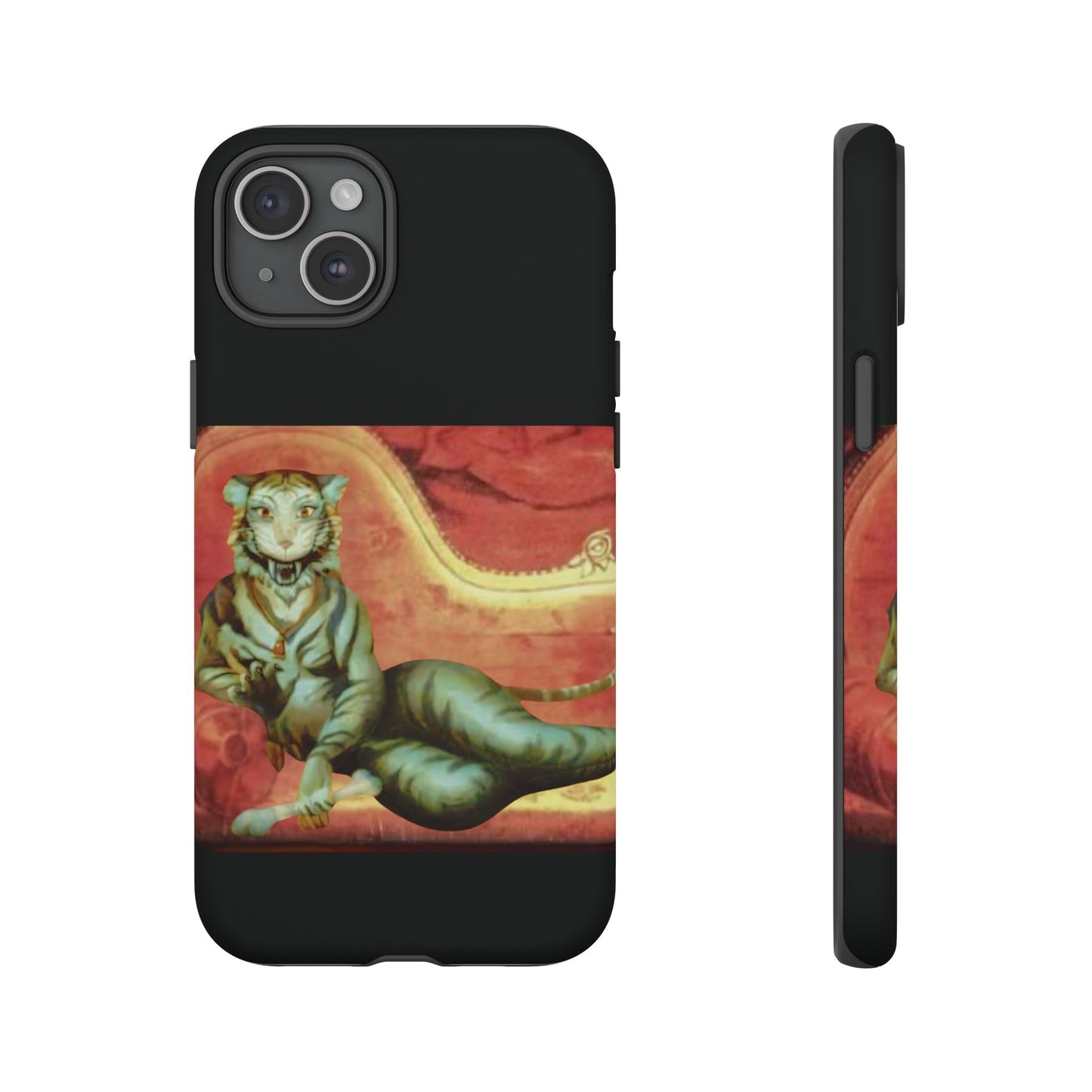 Phone Case - Tiger Lady Changing Portrait Disney Haunted Mansion Hallway Galaxy and iPhone