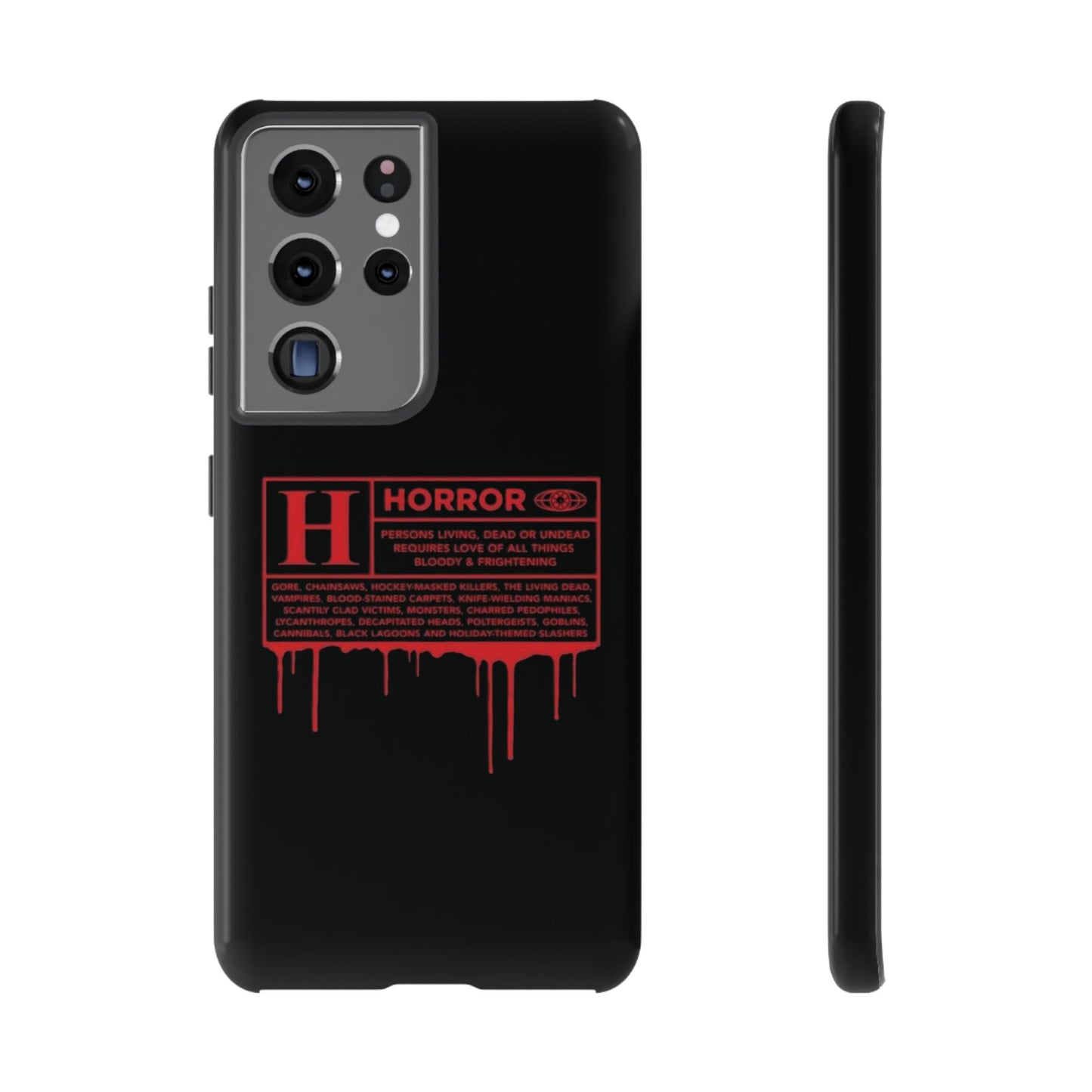 Horror Movie Rating Phone Case