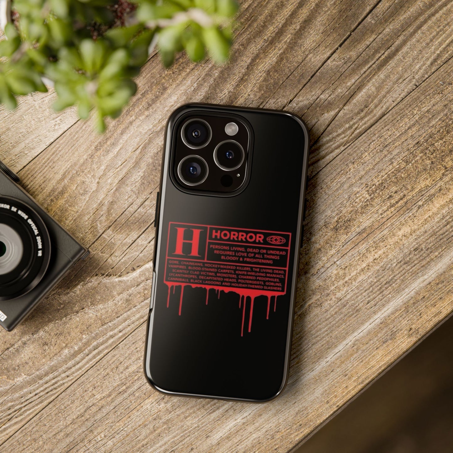 Horror Movie Rating Phone Case