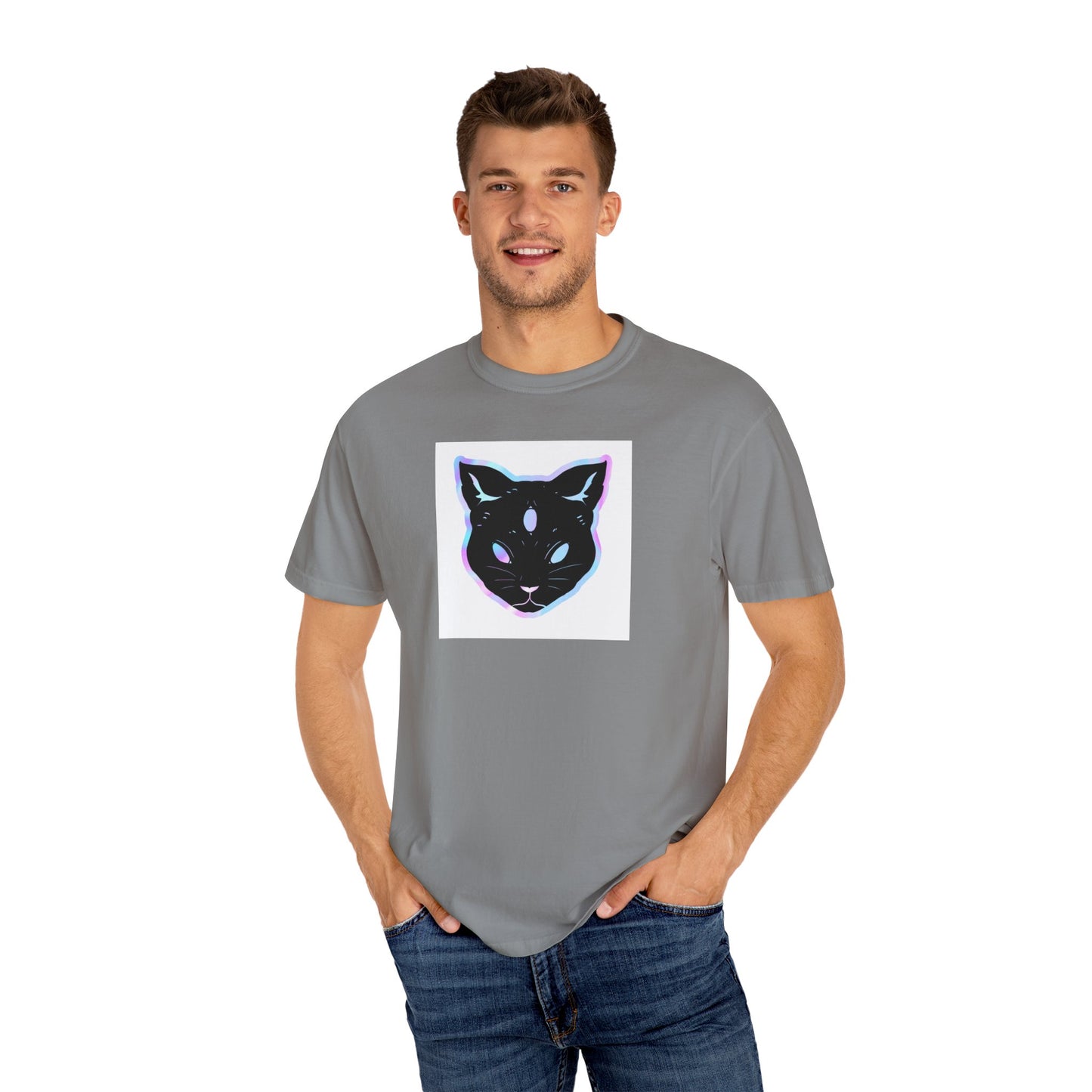 Magic Witchy Black Cat Unisex T-Shirt