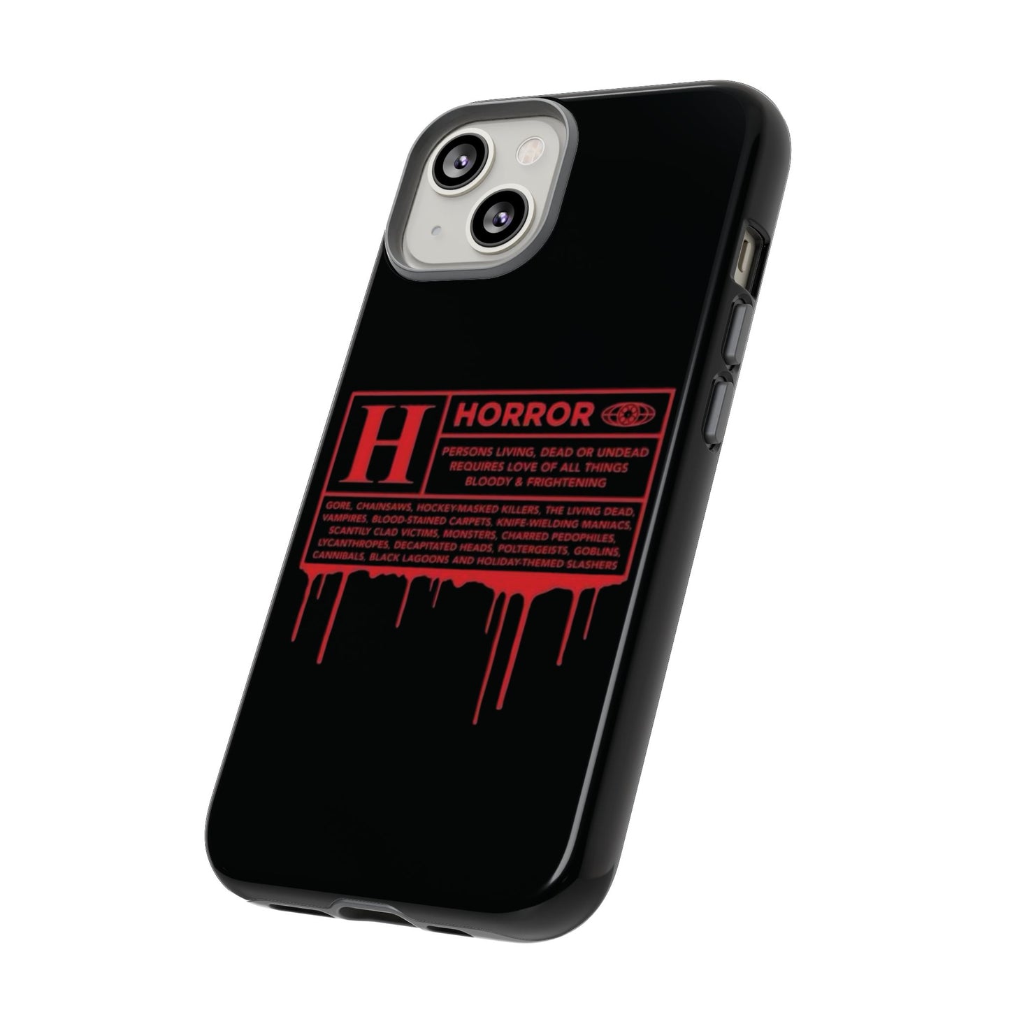 Horror Movie Rating Phone Case