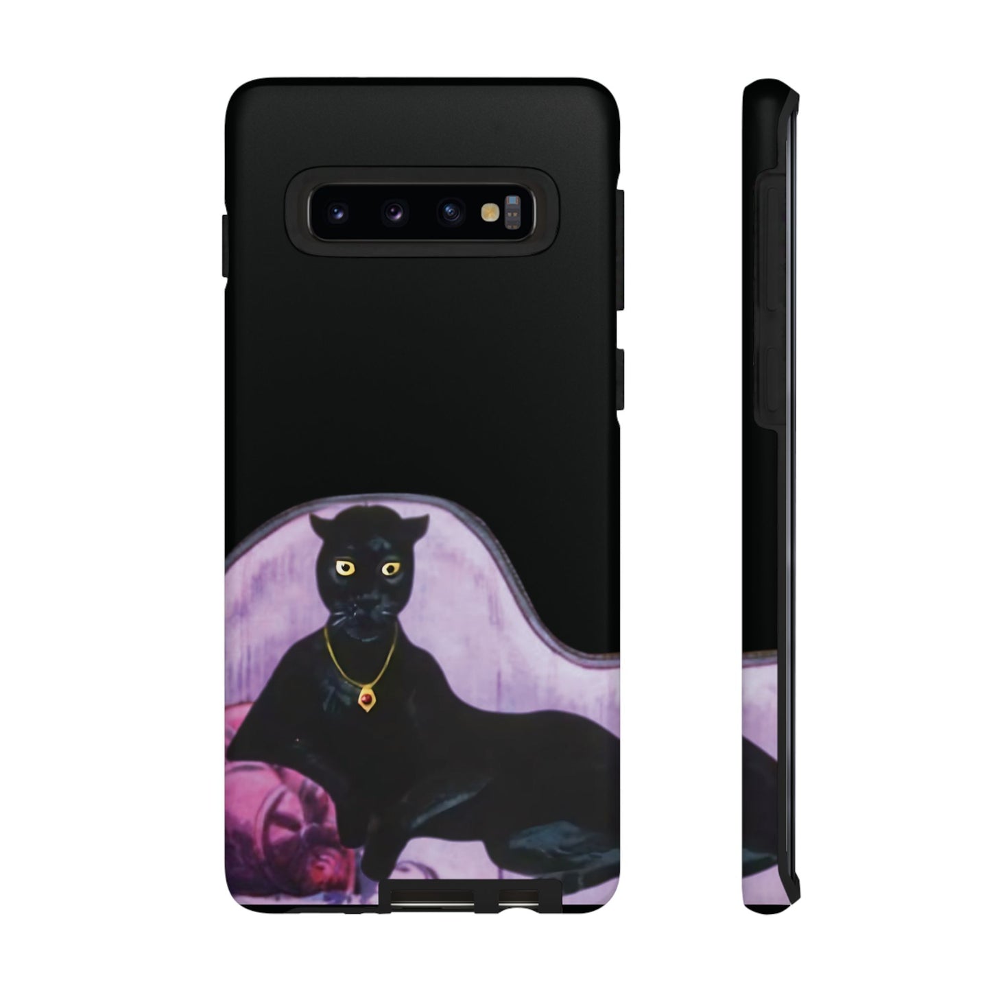 Haunted Mansion Panther Cat Lady Phone Case IPhone and Galaxy