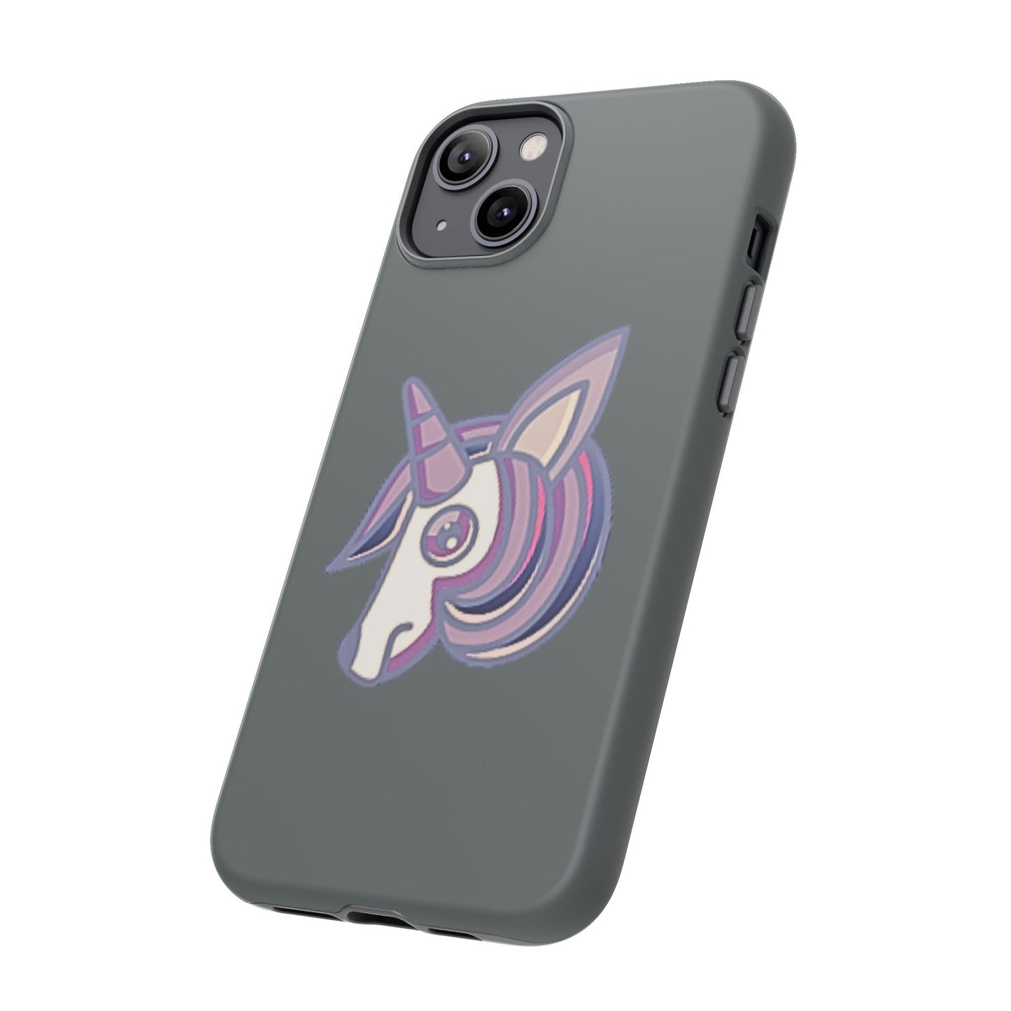 Gothic Unicorn Hard Phone Case for I Phone and Galaxy