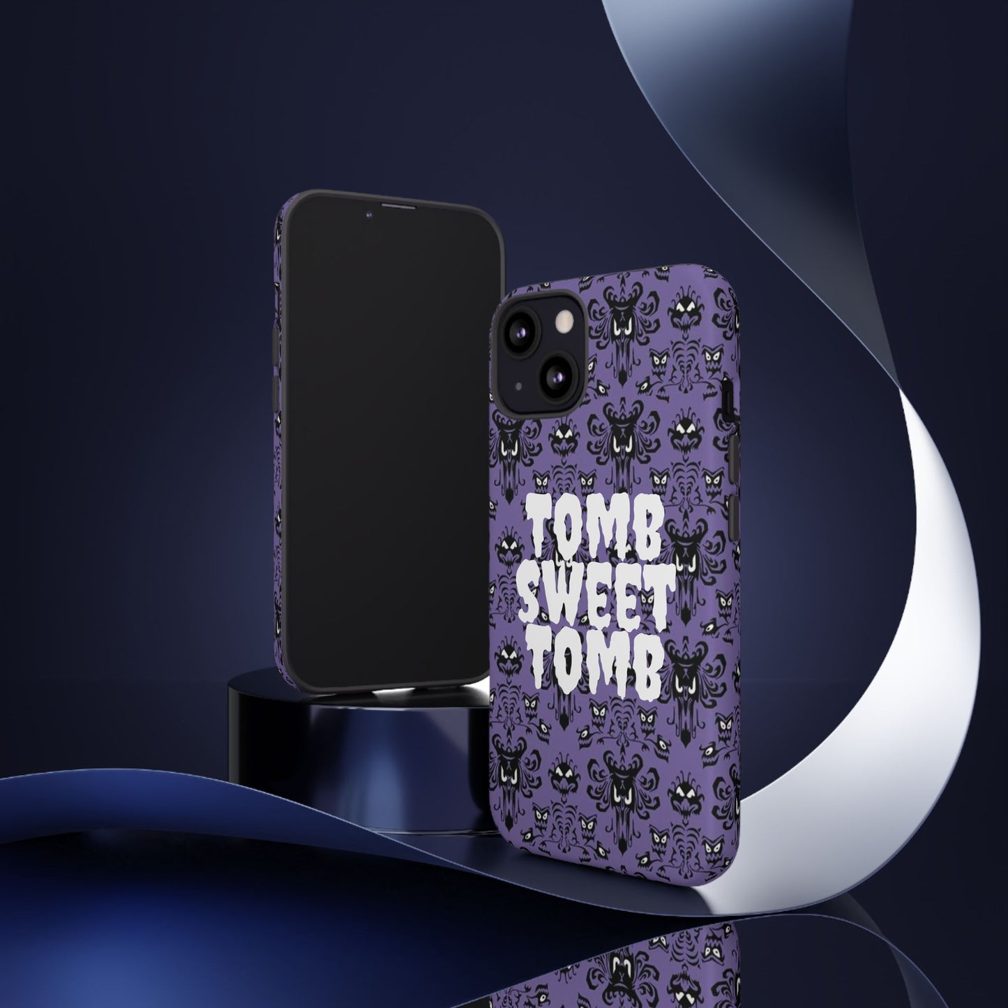 Phone Case - Disney Haunted Mansion Wallpaper Tomb Sweet Tomb