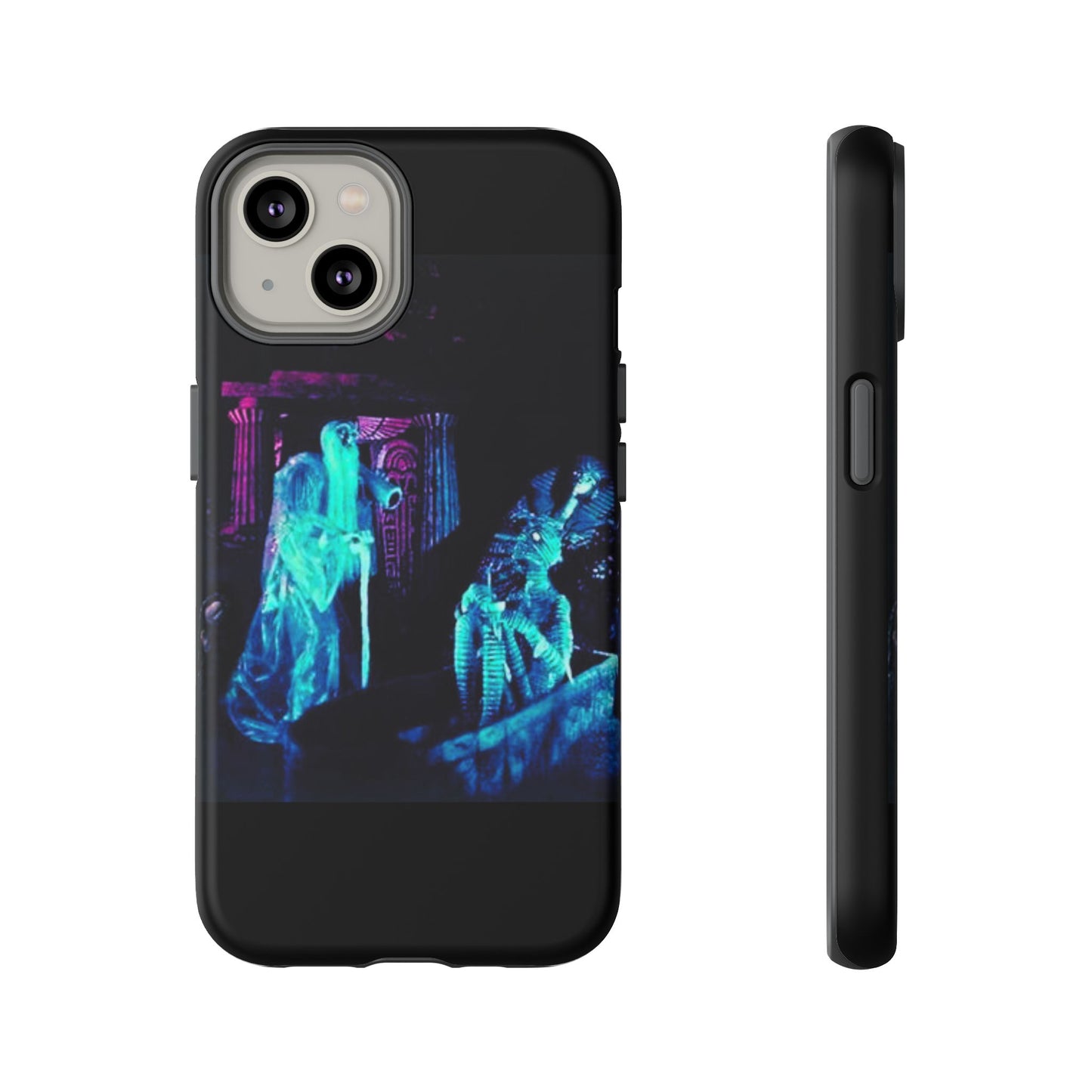 Haunted Mansion Mummy Scene Hard Phone Case for iPhone and Galaxy