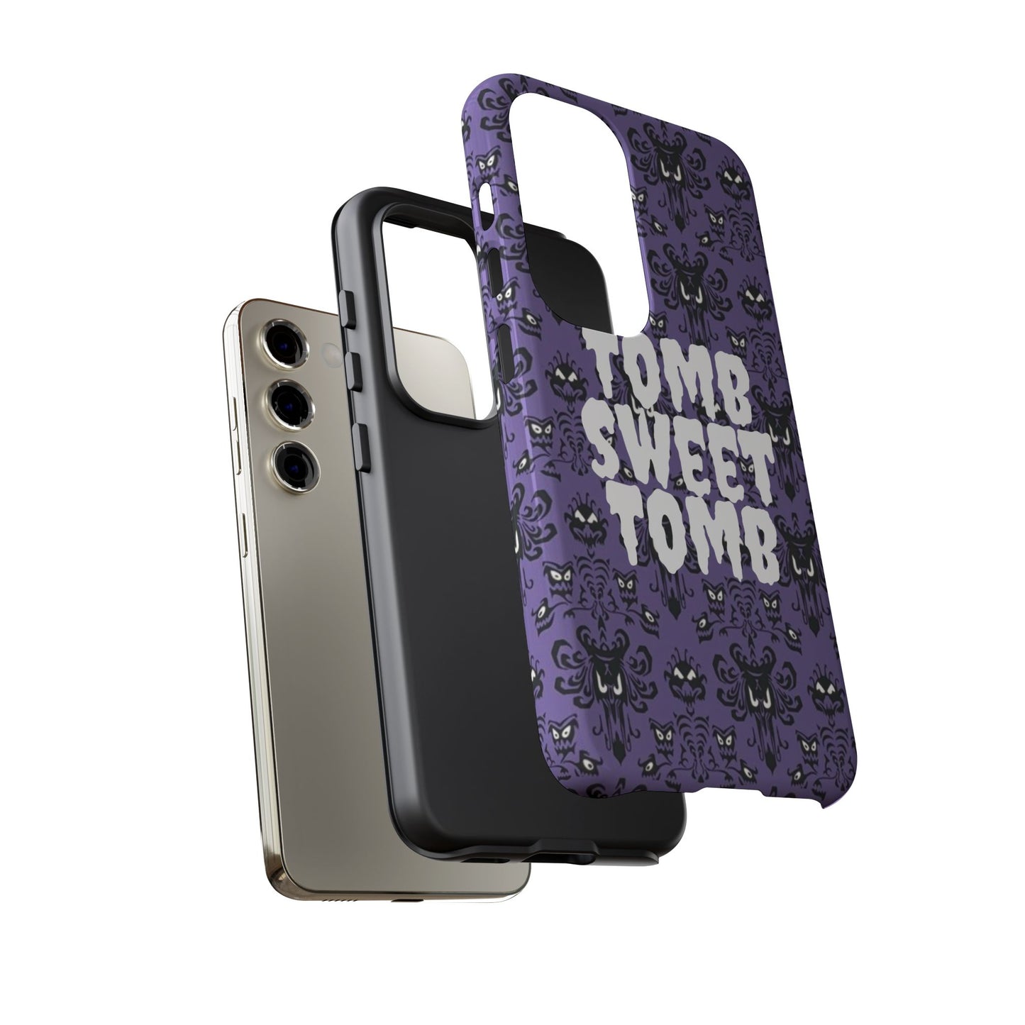 Phone Case - Disney Haunted Mansion Wallpaper Tomb Sweet Tomb