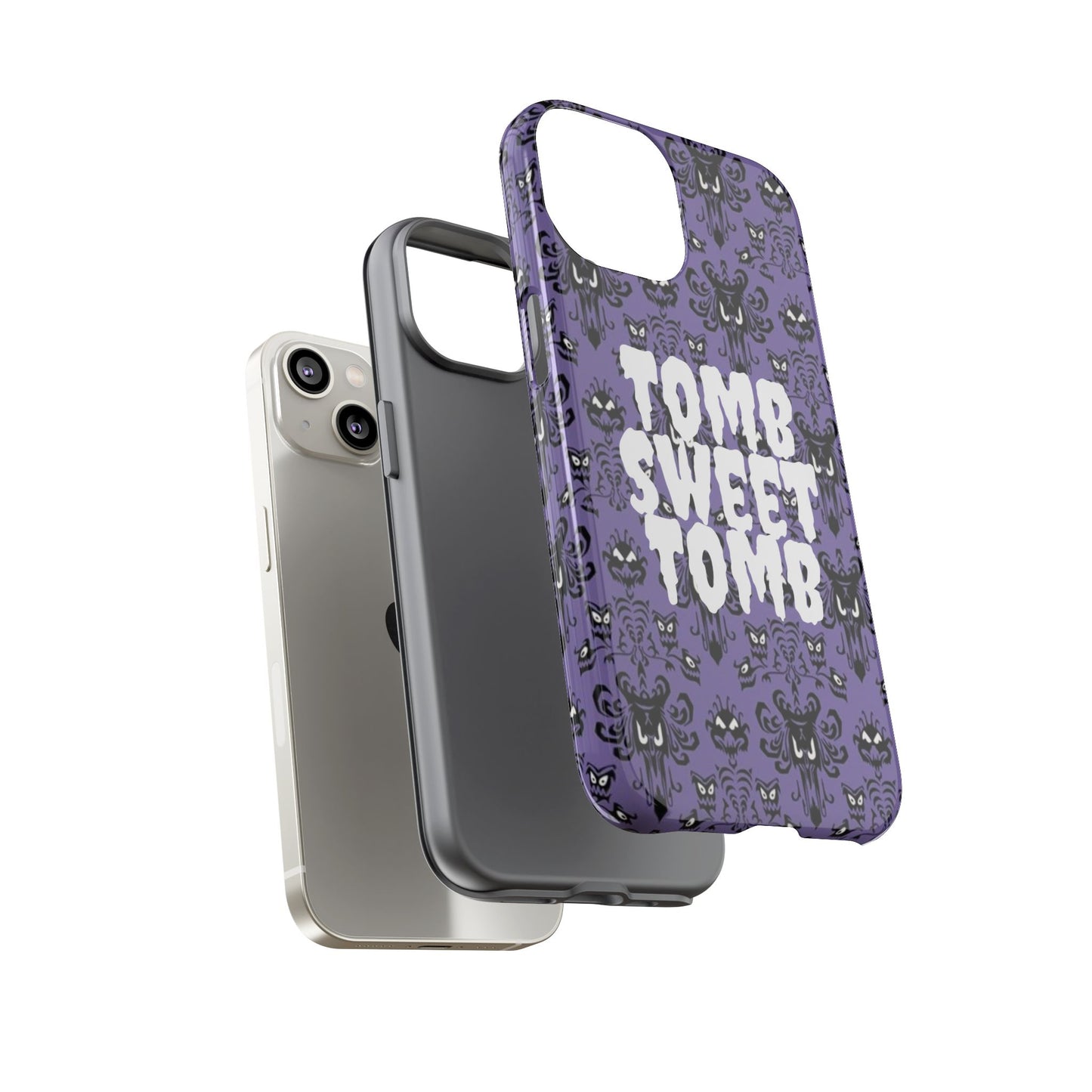 Phone Case - Disney Haunted Mansion Wallpaper Tomb Sweet Tomb