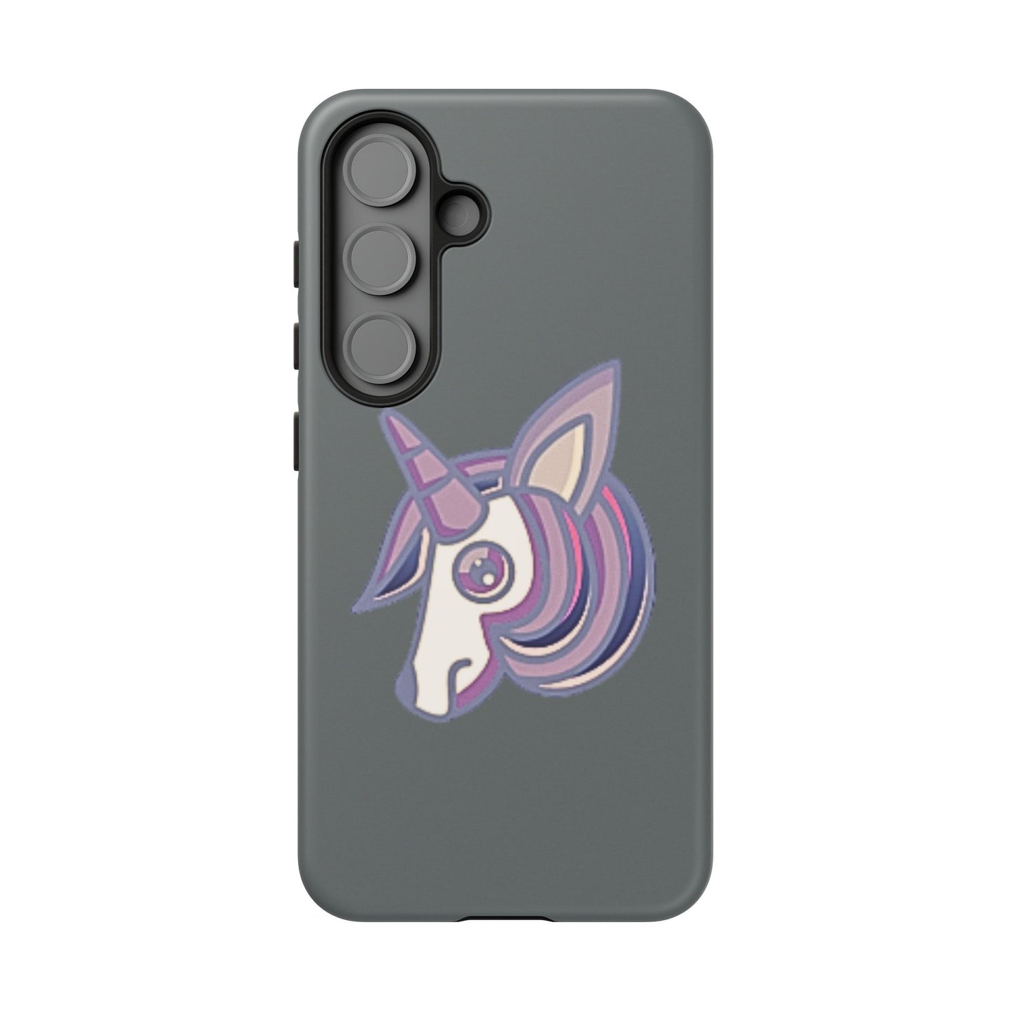 Gothic Unicorn Hard Phone Case for I Phone and Galaxy