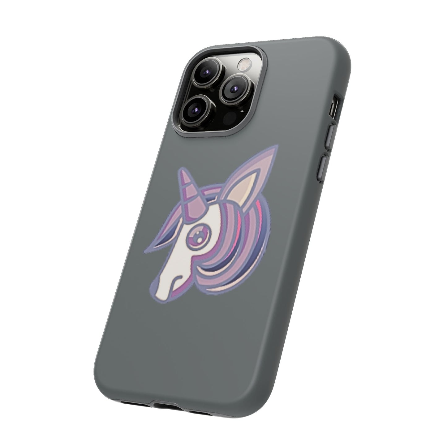 Gothic Unicorn Hard Phone Case for I Phone and Galaxy