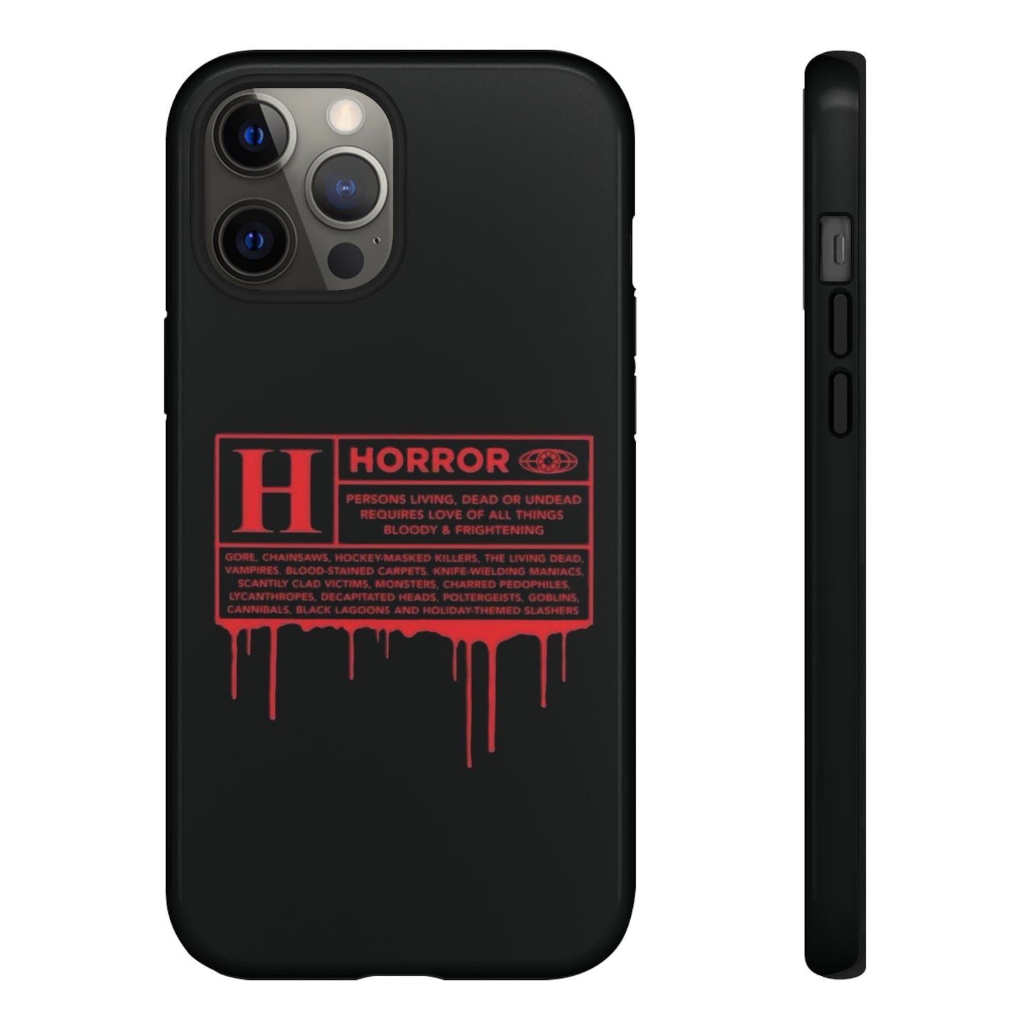 Horror Movie Rating Phone Case