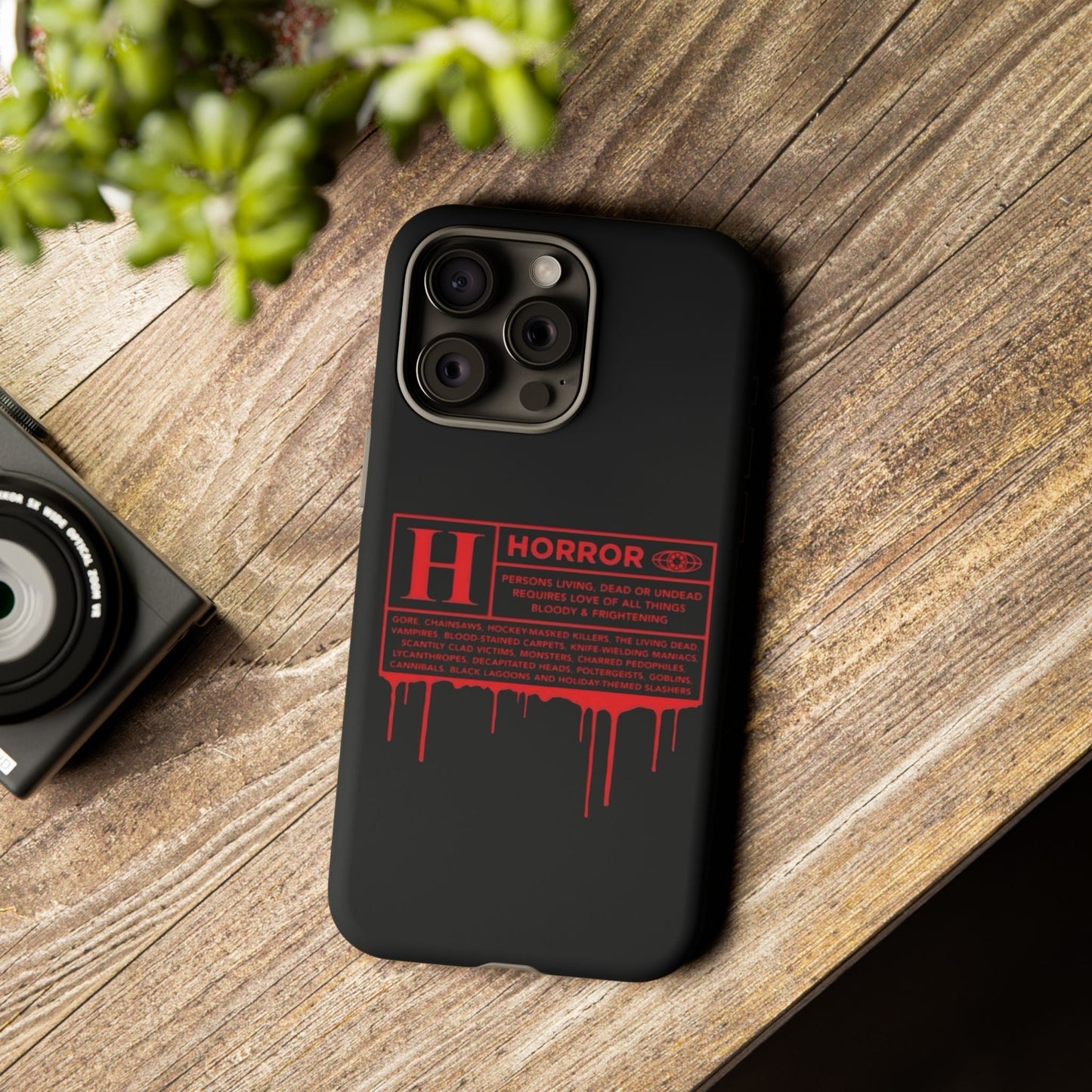 Horror Movie Rating Phone Case