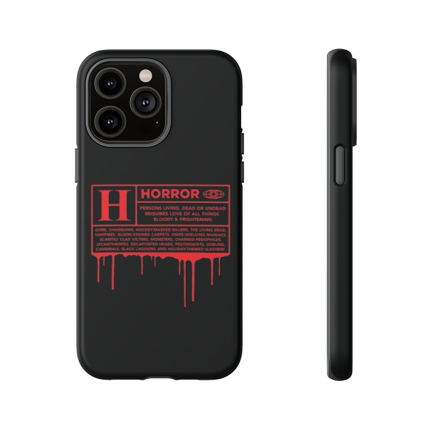 Horror Movie Rating Phone Case