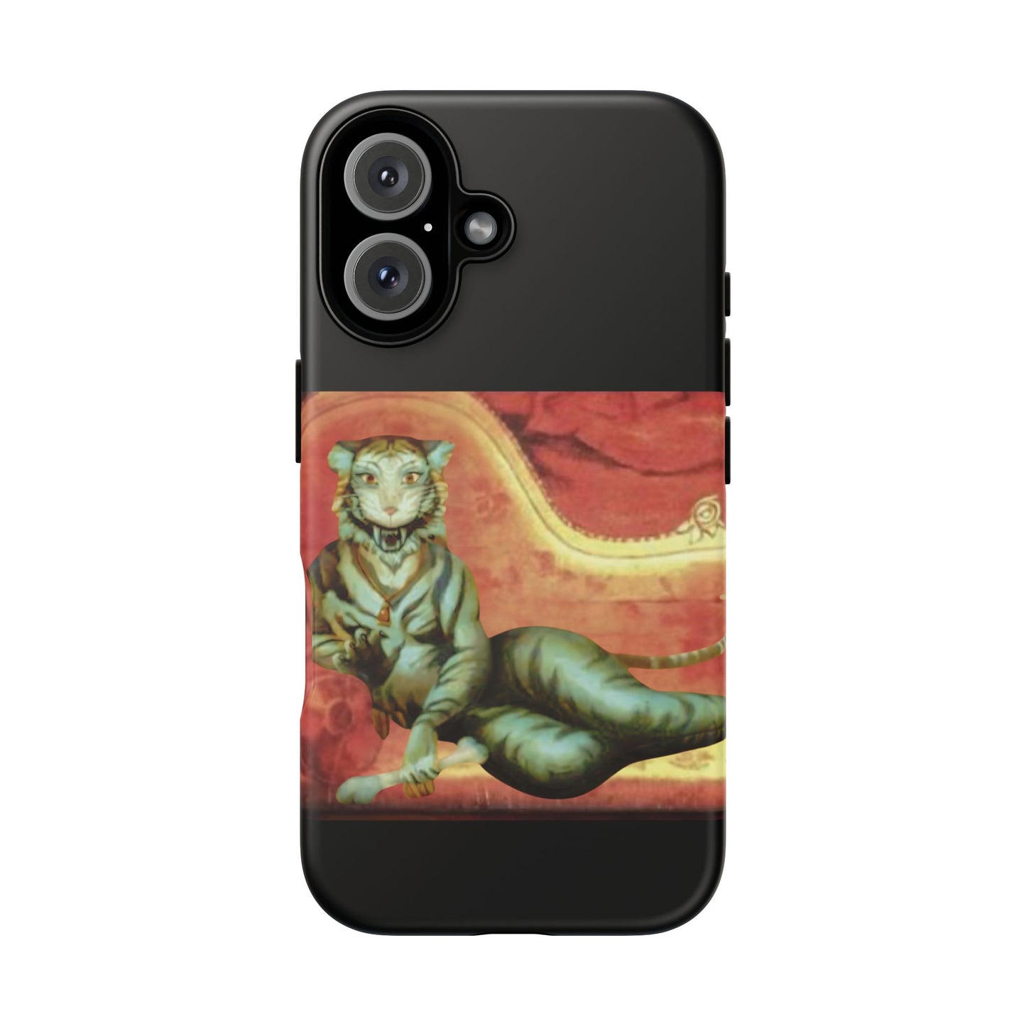 Phone Case - Tiger Lady Changing Portrait Disney Haunted Mansion Hallway Galaxy and iPhone