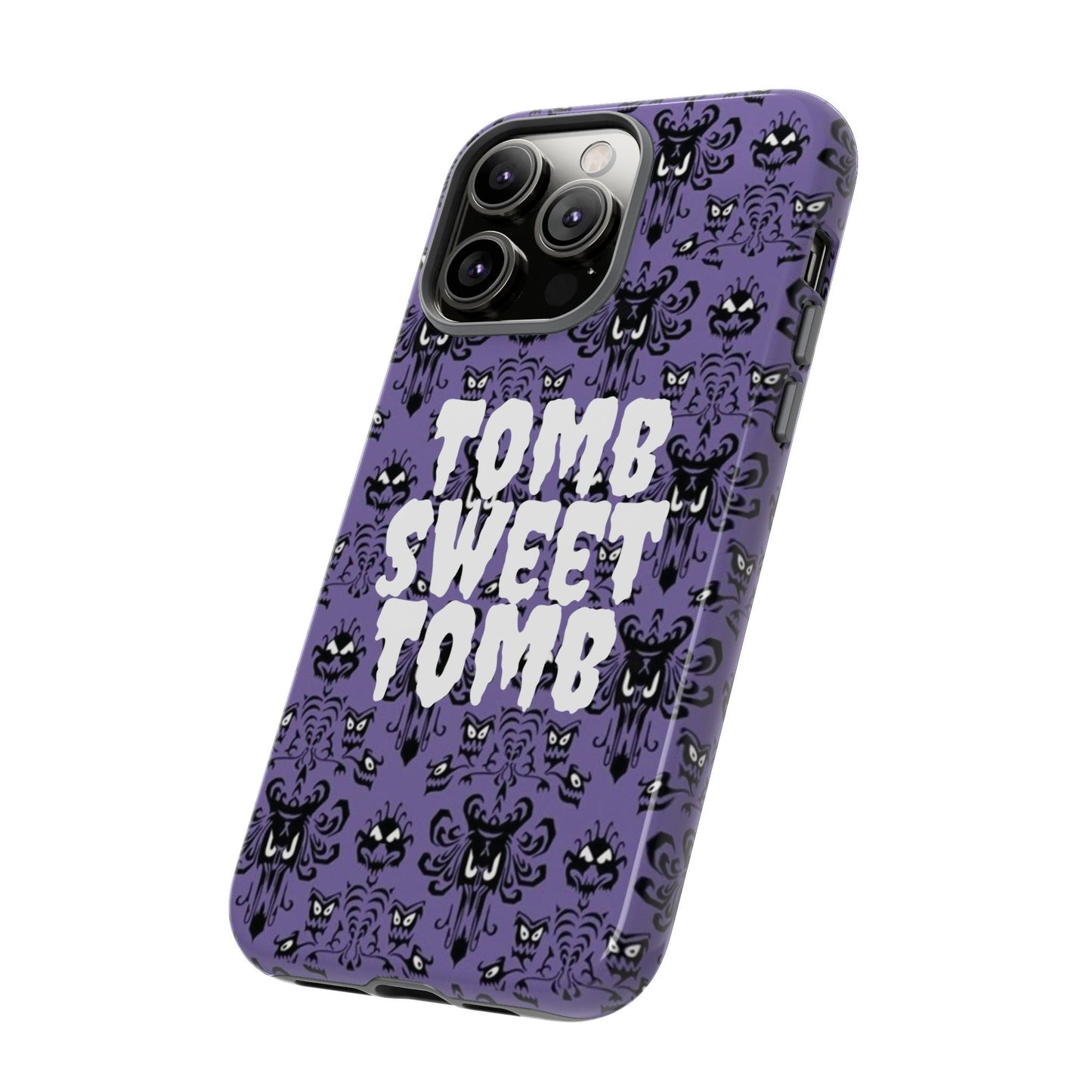 Phone Case - Disney Haunted Mansion Wallpaper Tomb Sweet Tomb