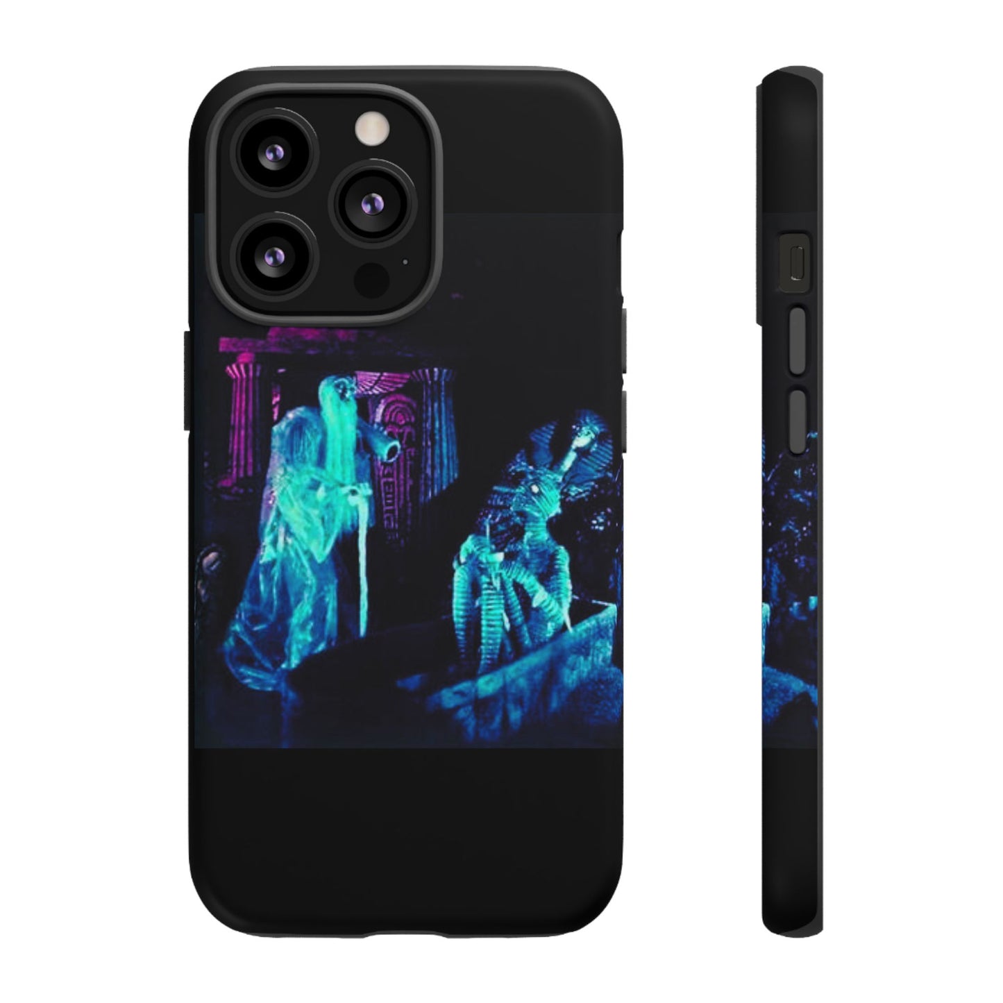 Haunted Mansion Mummy Scene Hard Phone Case for iPhone and Galaxy