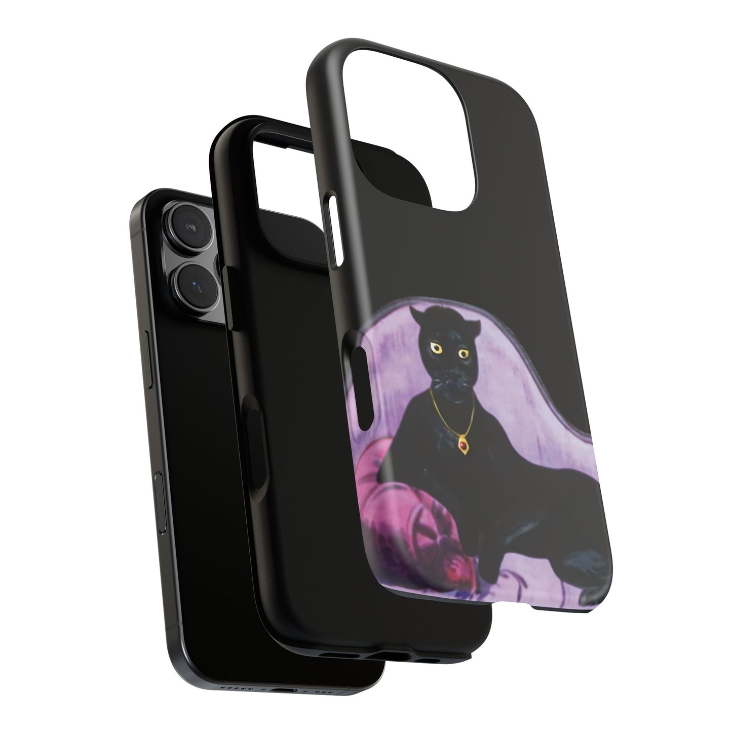 Haunted Mansion Panther Cat Lady Phone Case IPhone and Galaxy