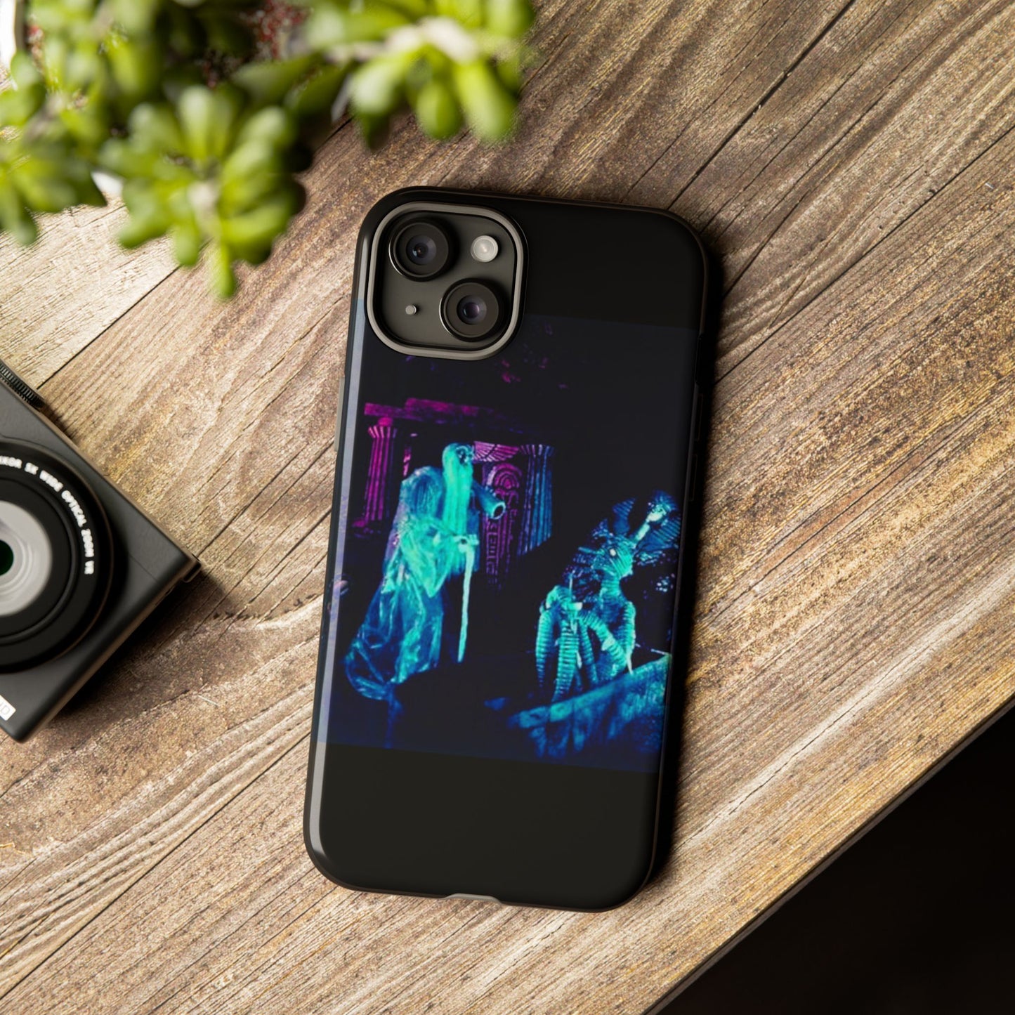 Haunted Mansion Mummy Scene Hard Phone Case for iPhone and Galaxy