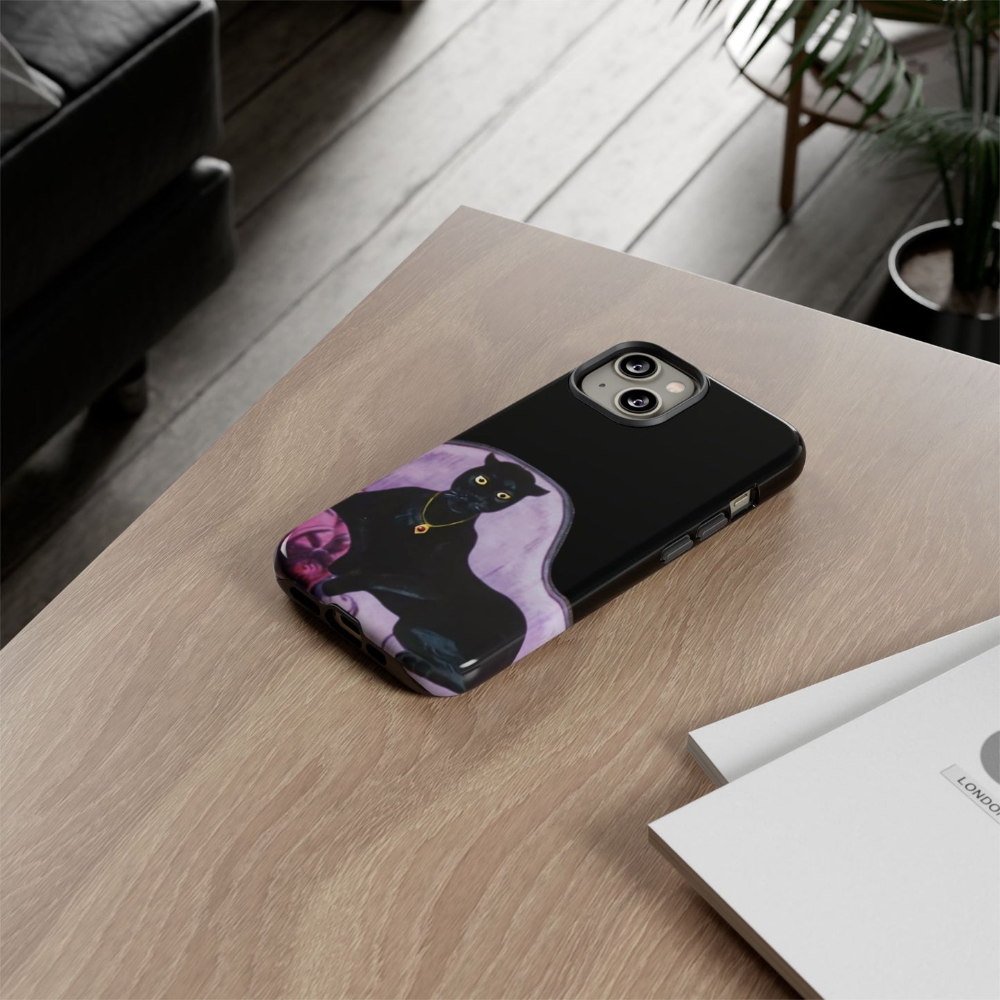 Haunted Mansion Panther Cat Lady Phone Case IPhone and Galaxy