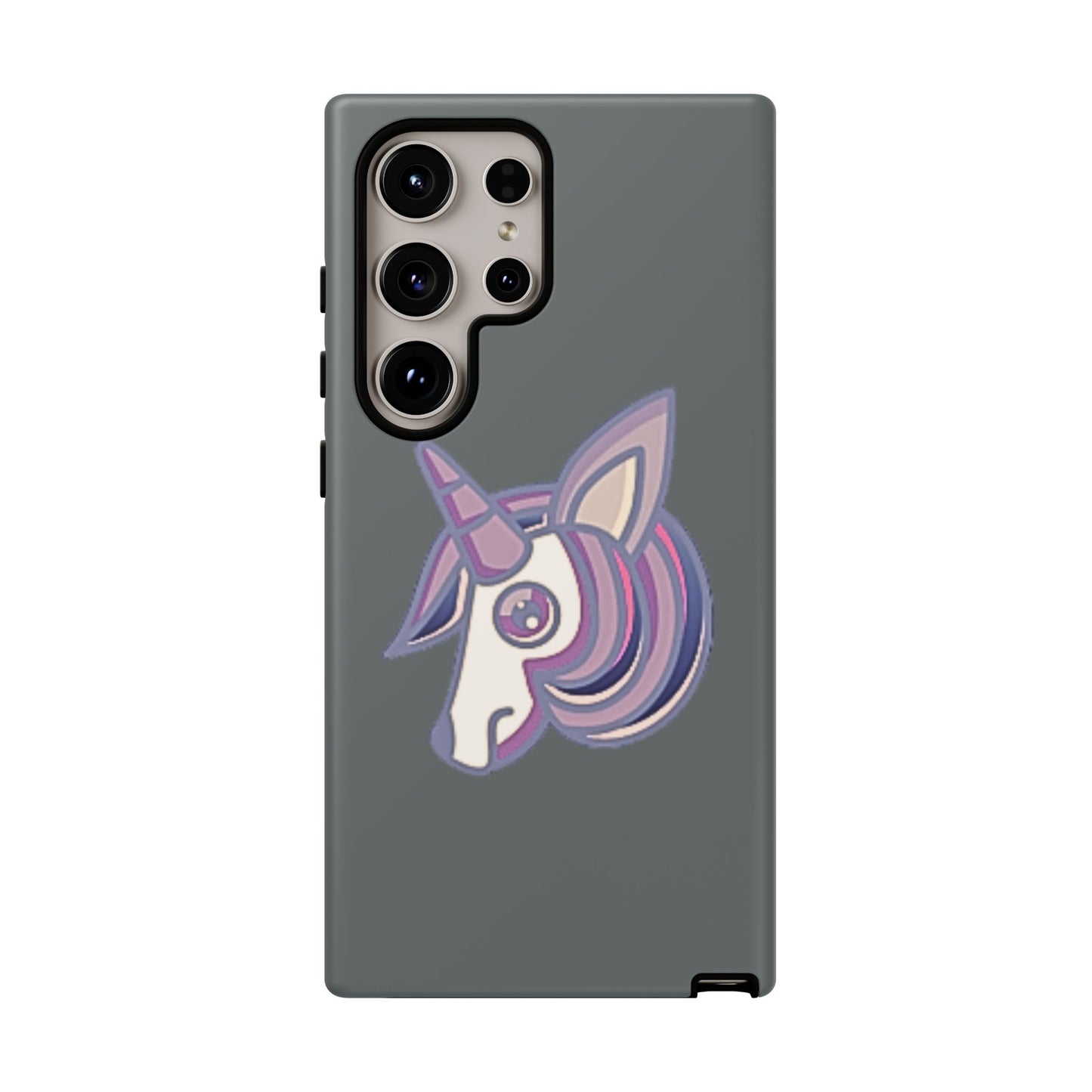 Gothic Unicorn Hard Phone Case for I Phone and Galaxy