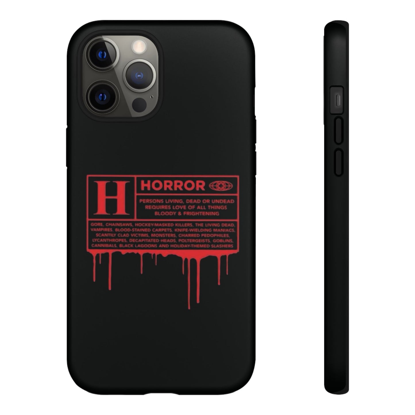 Horror Movie Rating Phone Case